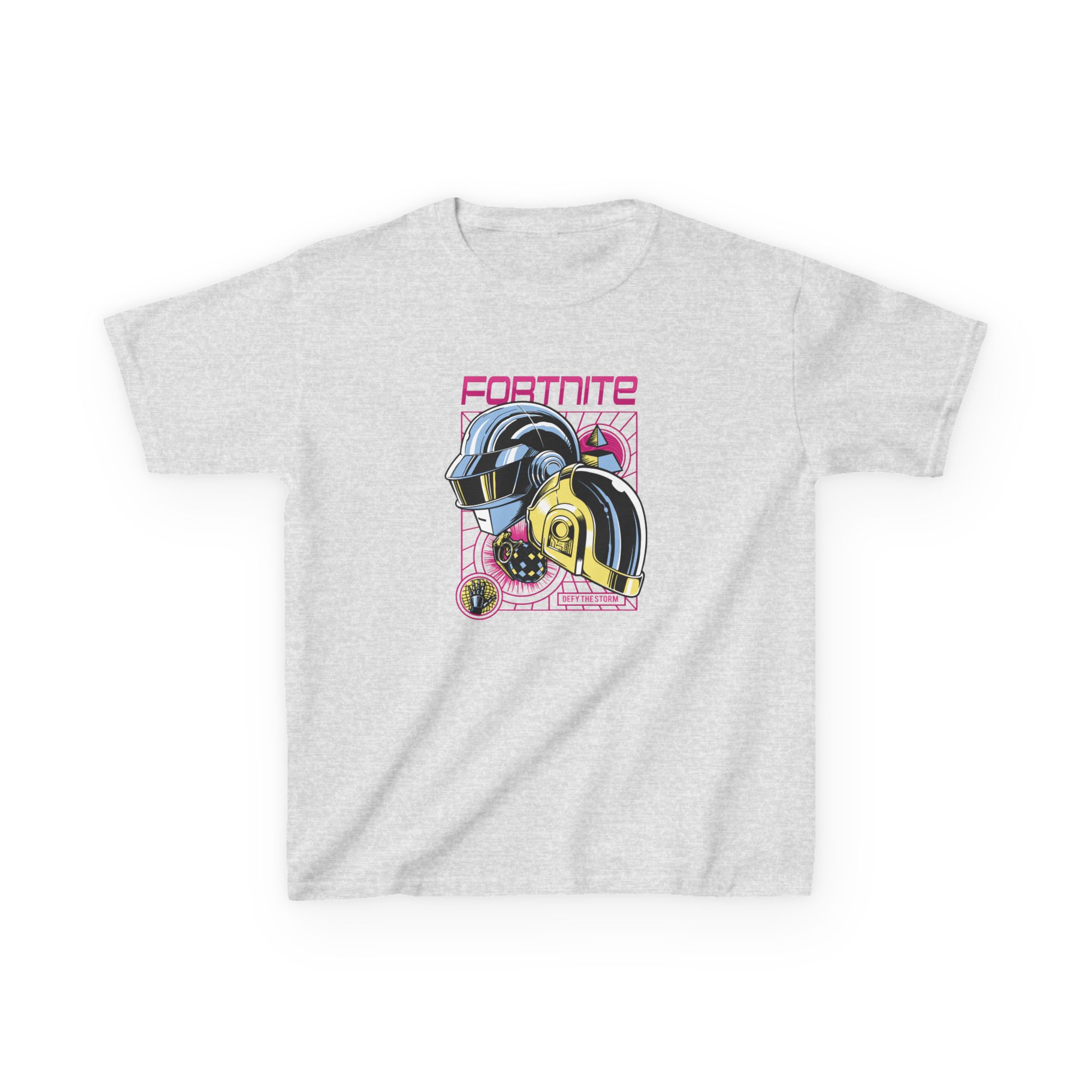 Kids Daft Punk Fortnite X Daft Punk Heavy Cotton™ Tee - Image 3