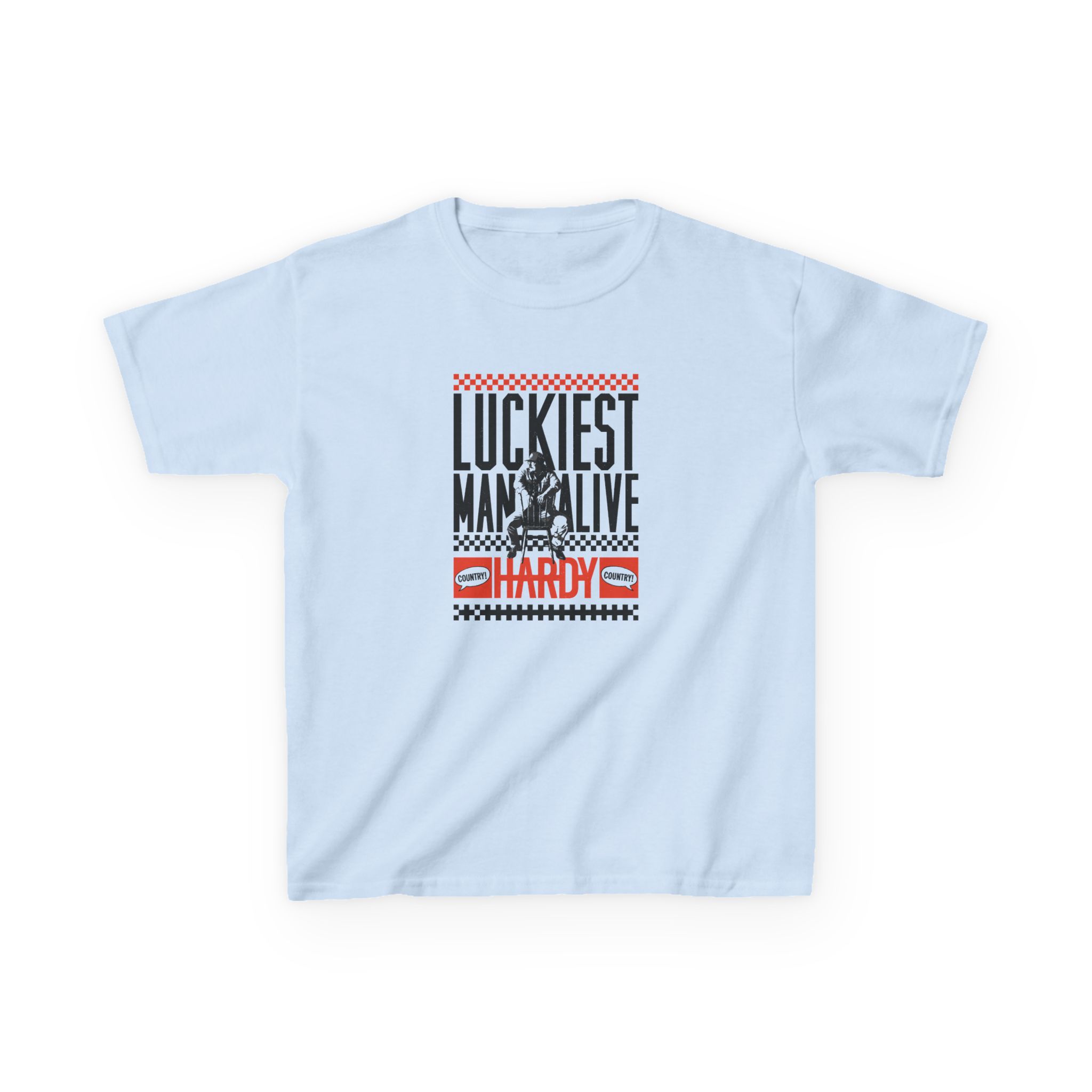 Hd Luckiest Man Alive Kids Heavy Cotton™ Tee - Image 7