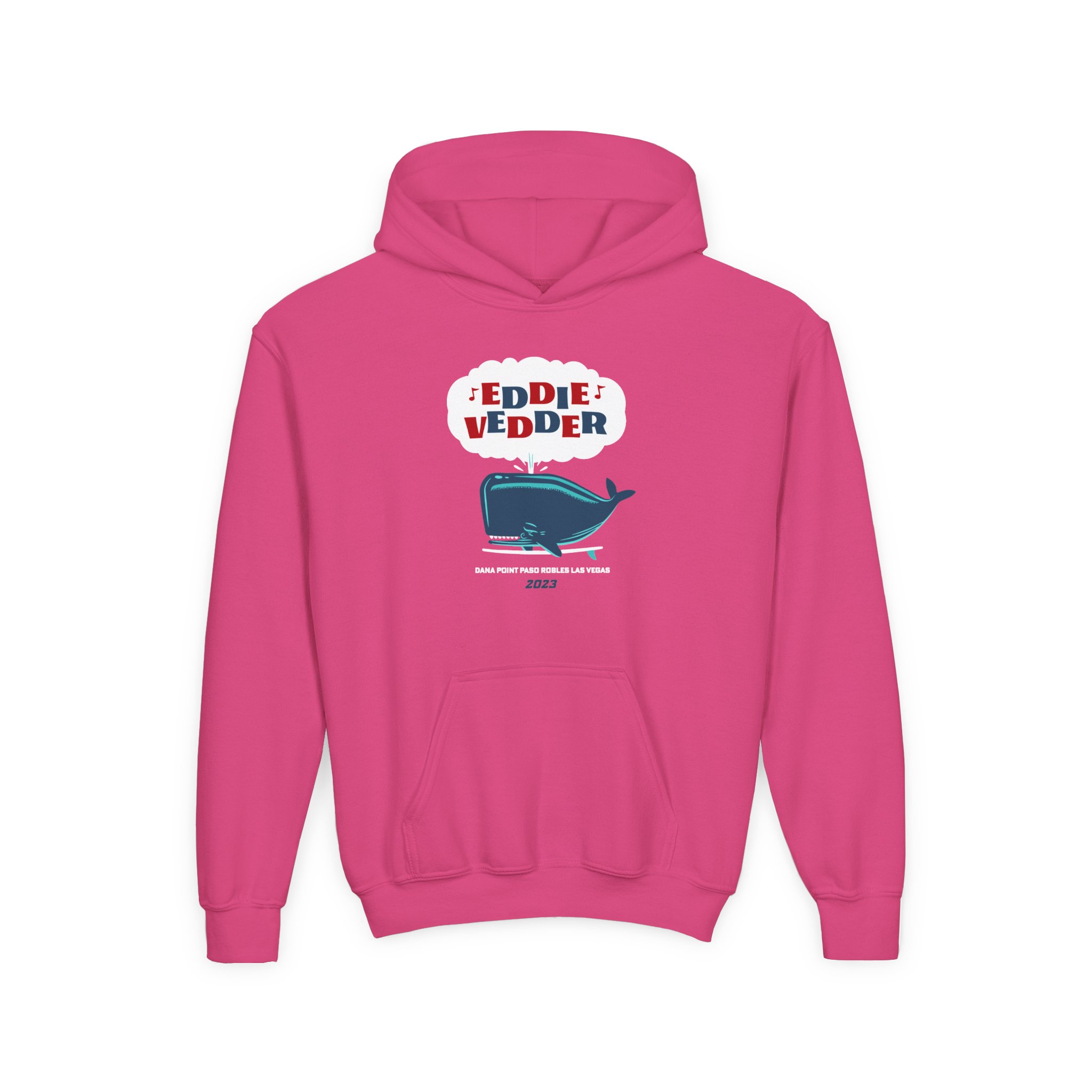 Eddie Vedder Whale Youth Heavy Blend Hooded Sweatshirt - Image 9