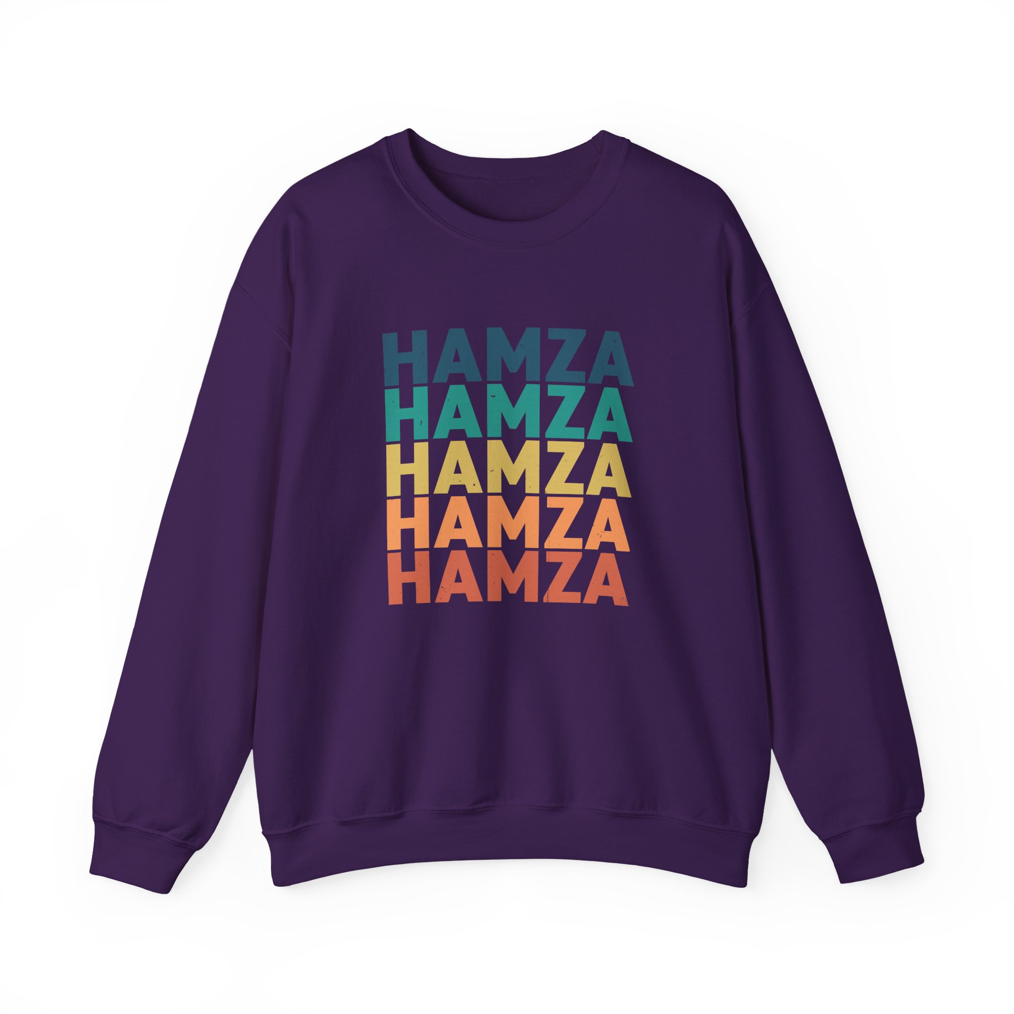 Hamza Name Unisex Heavy Blend™ Crewneck Sweatshirt - Image 19