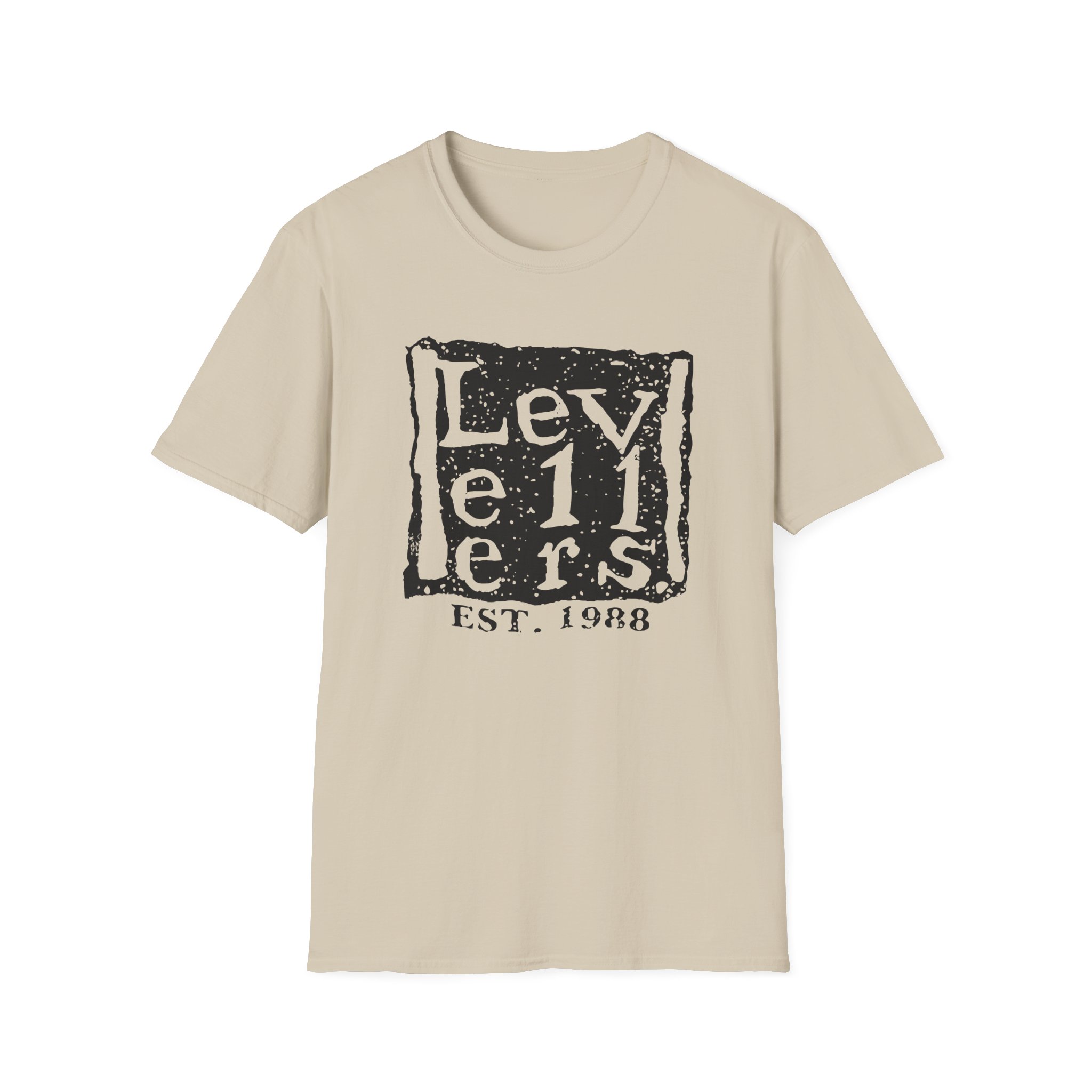 Levellers Logo Unisex Softstyle T-shirt - Image 5