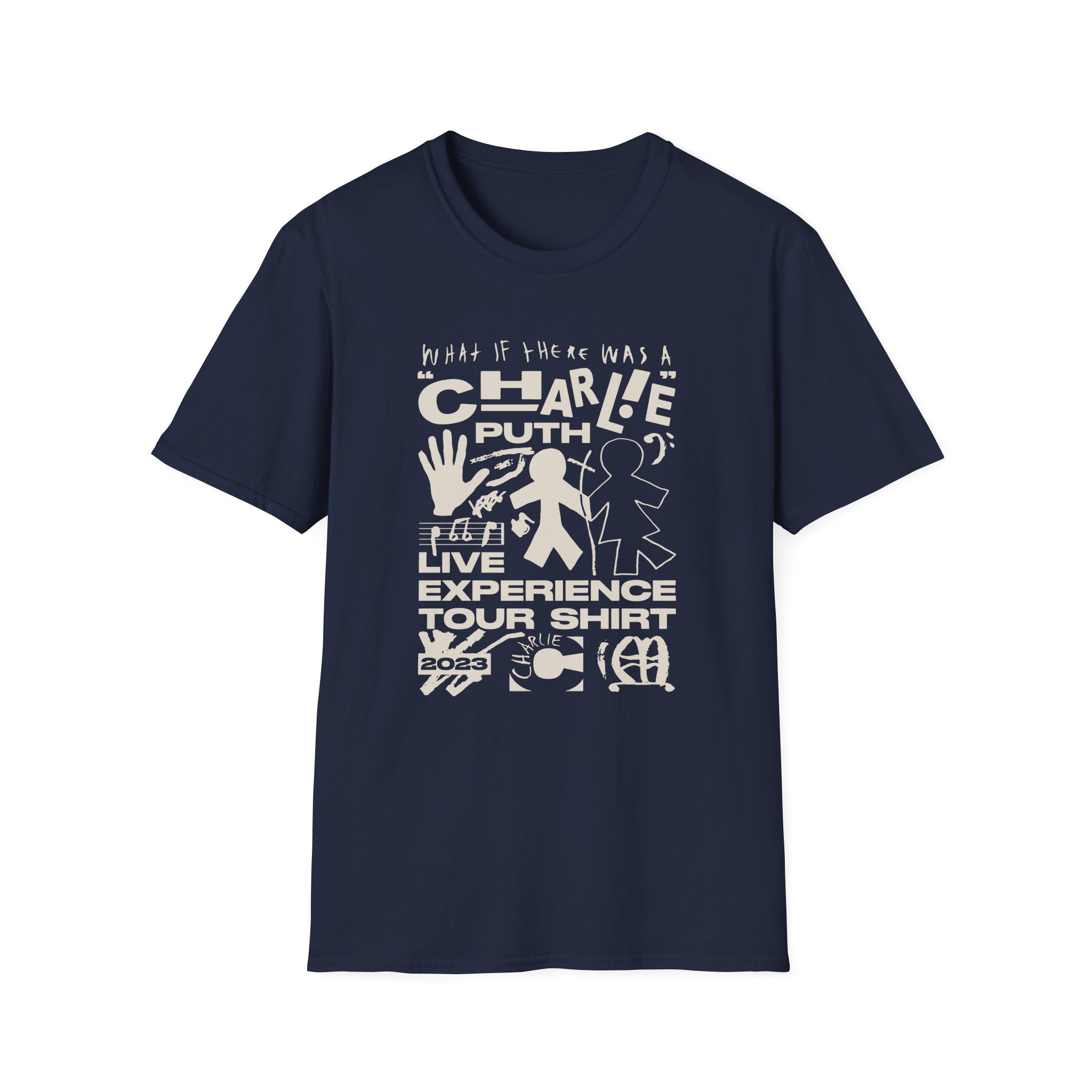 Charlie Puth What If There Was A Tour Unisex Softstyle T-Shirt - Image 17