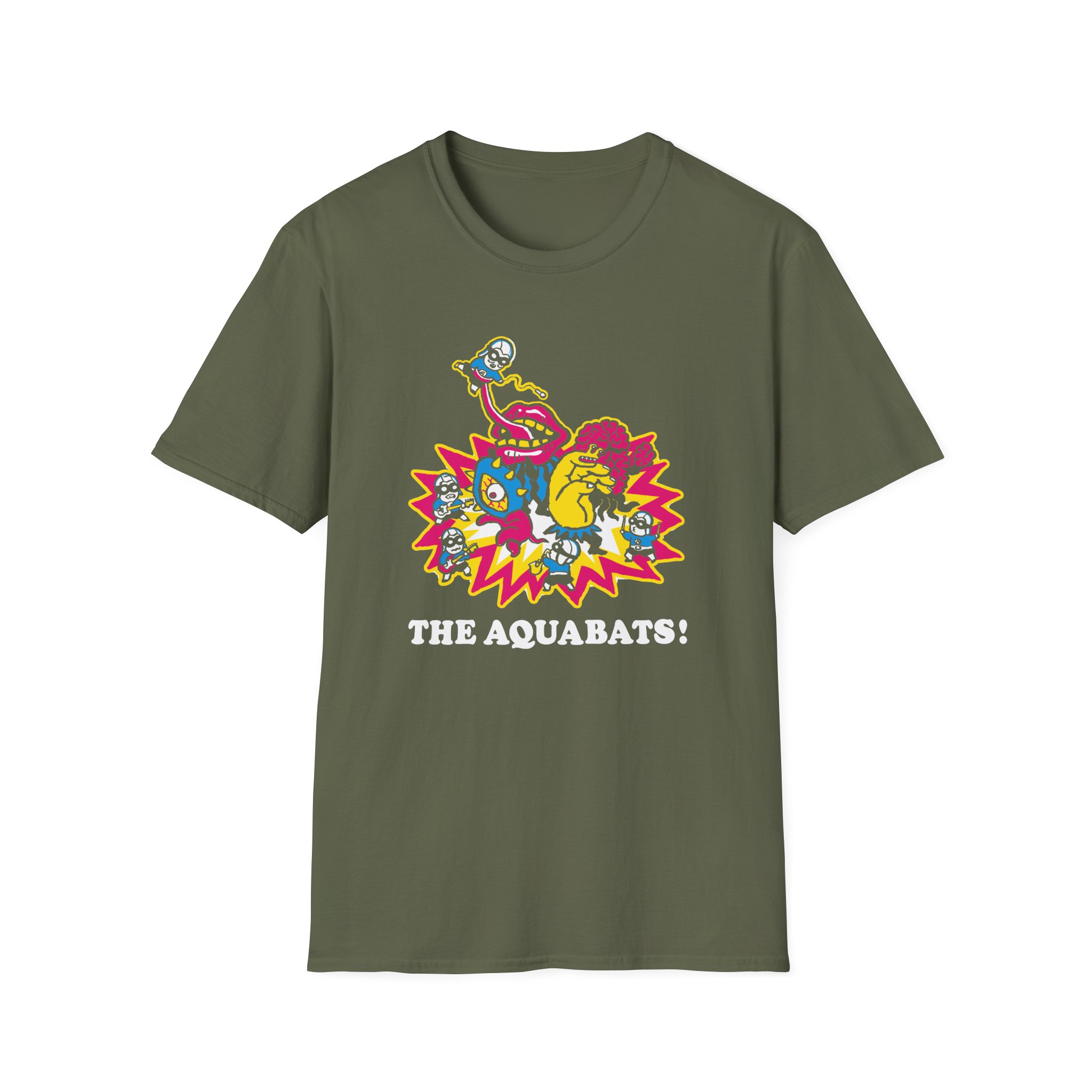 The Aquabats Fight Unisex Softstyle T-Shirt - Image 5