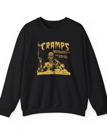 The Cramps Sometimes Good Guys Don’t Wear White Unisex Heavy Blend™ Crewneck Sweatshirt