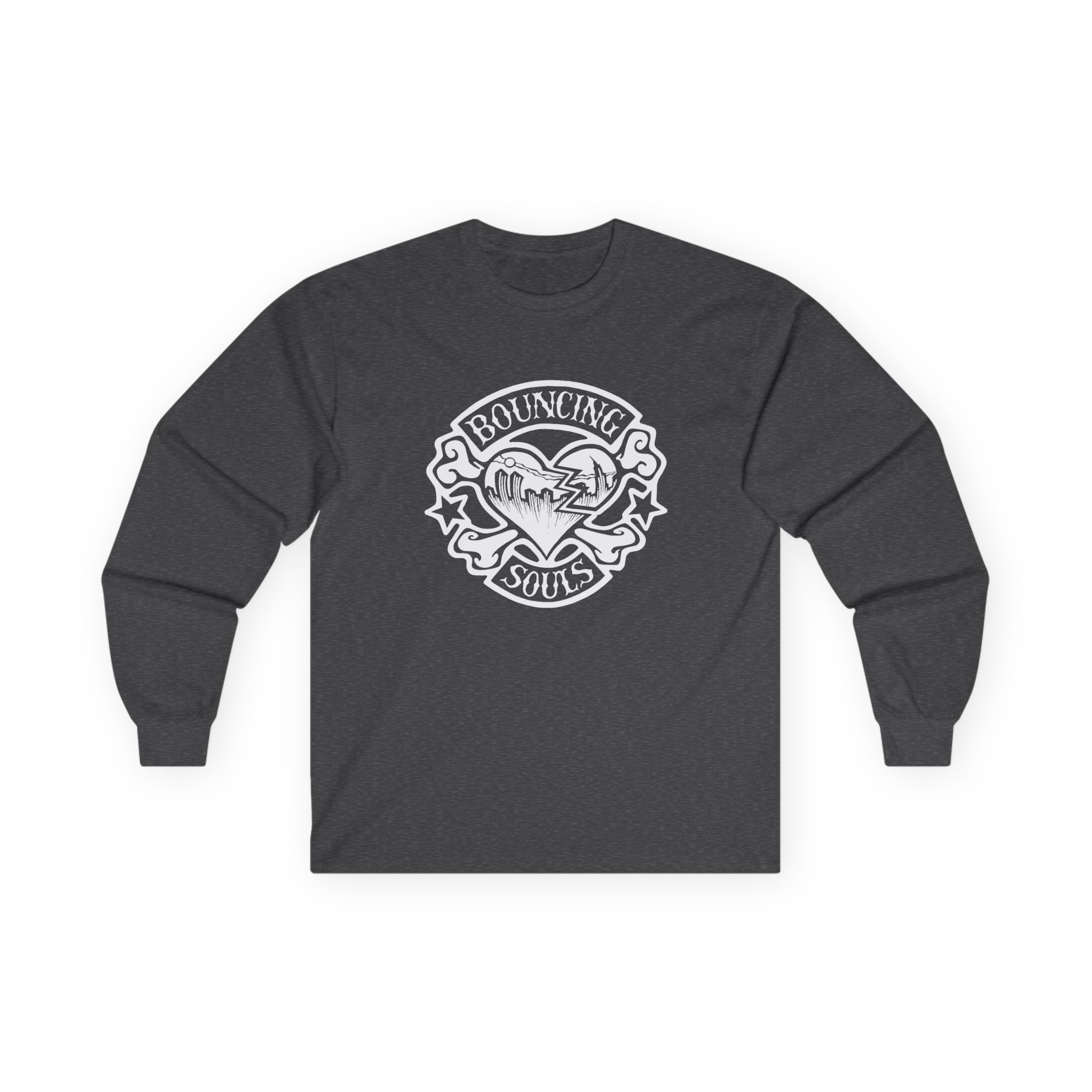 Cold Cuts the Bouncing Souls Rocker Heart Unisex Ultra Cotton Long Sleeve Tee - Image 9