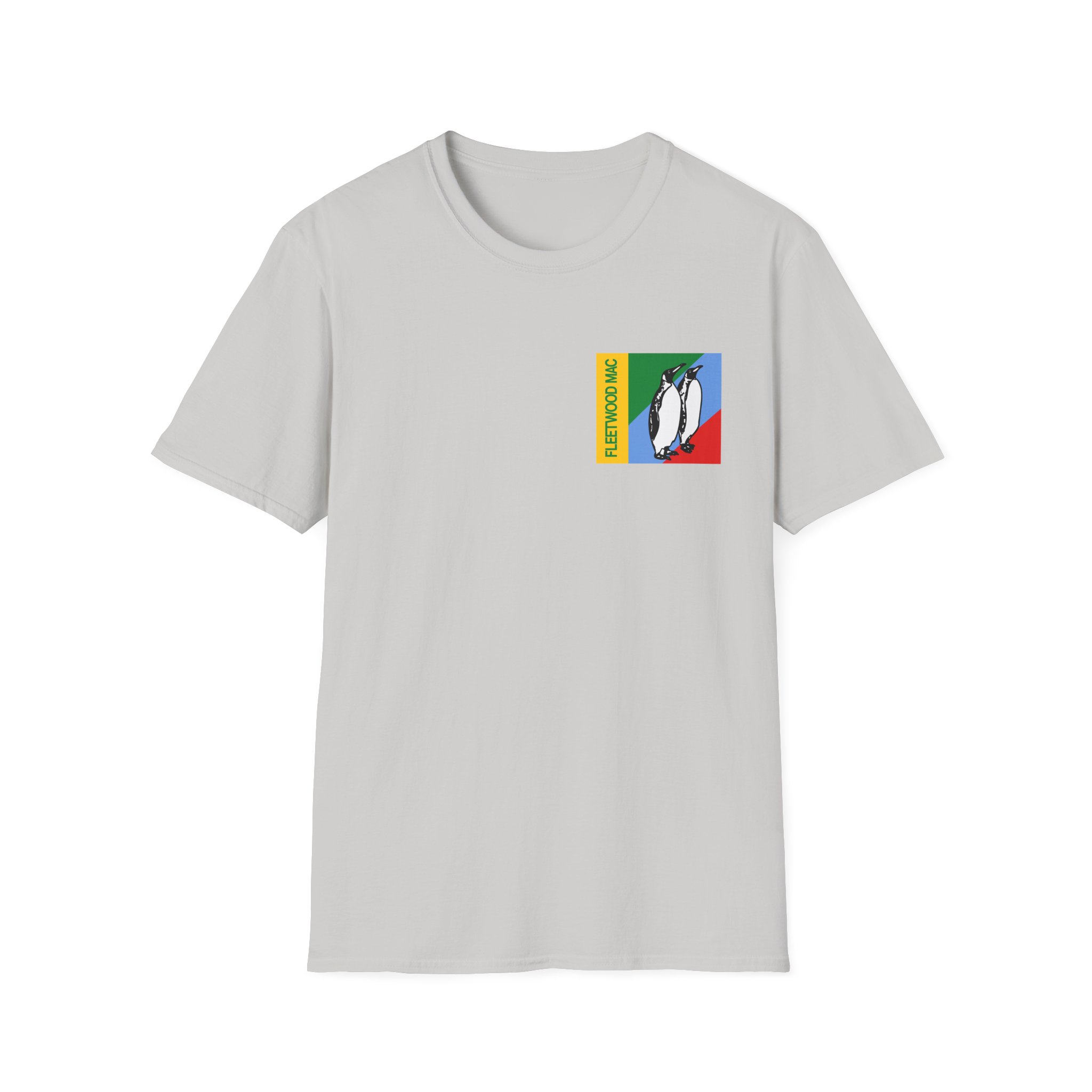 Fleetwood Mac Duo Penguin Collared Unisex Softstyle T-Shirt - Image 7