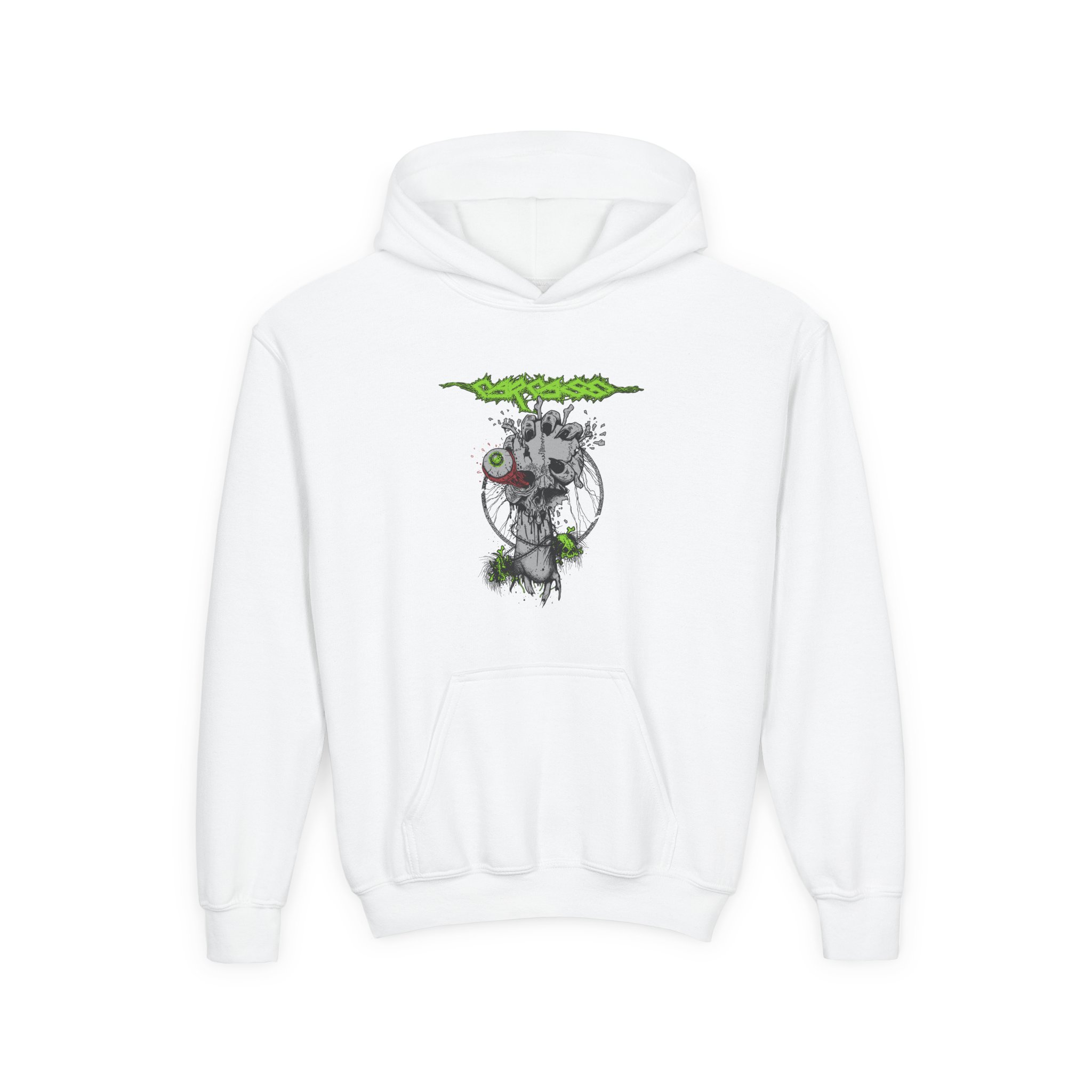 Youth Carcass Vtg Heavy Blend Hooded Sweatshirt - Image 3