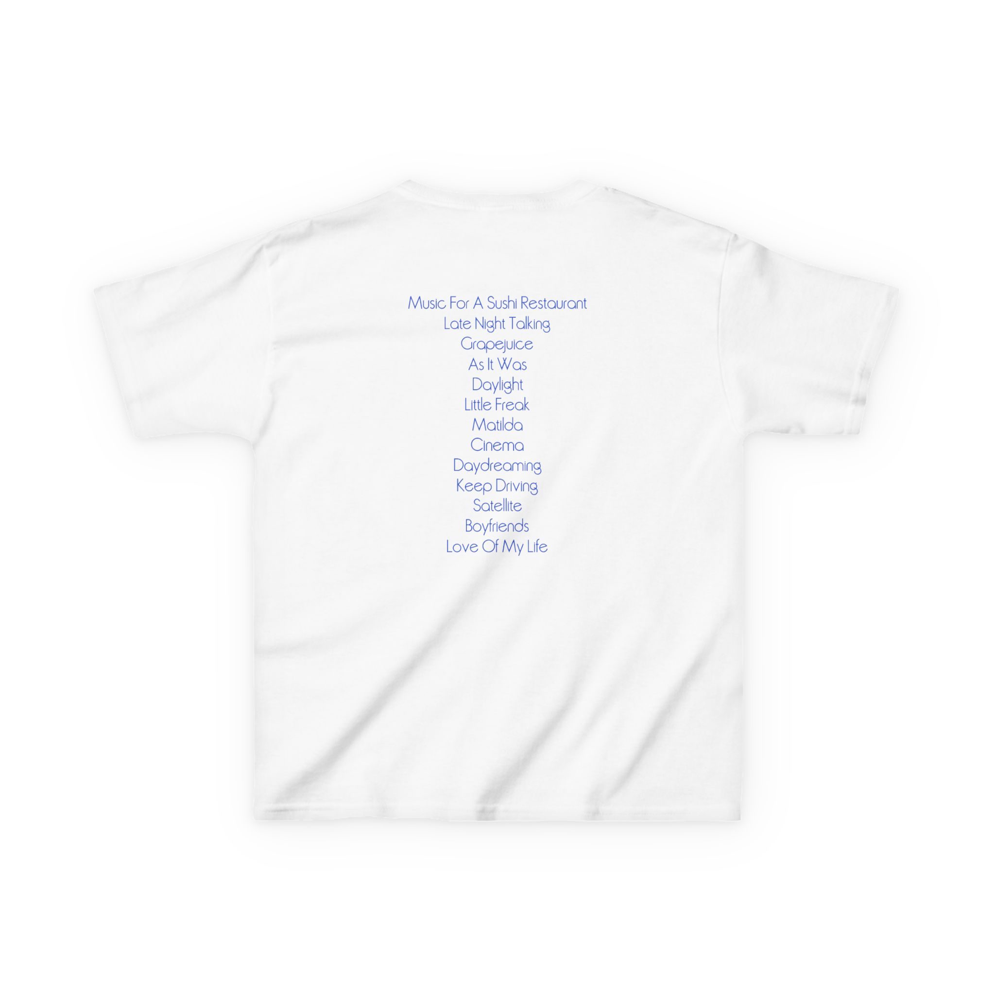Love on Tour Harry's House Tracklis Kids Heavy Cotton™ Tee - Image 2