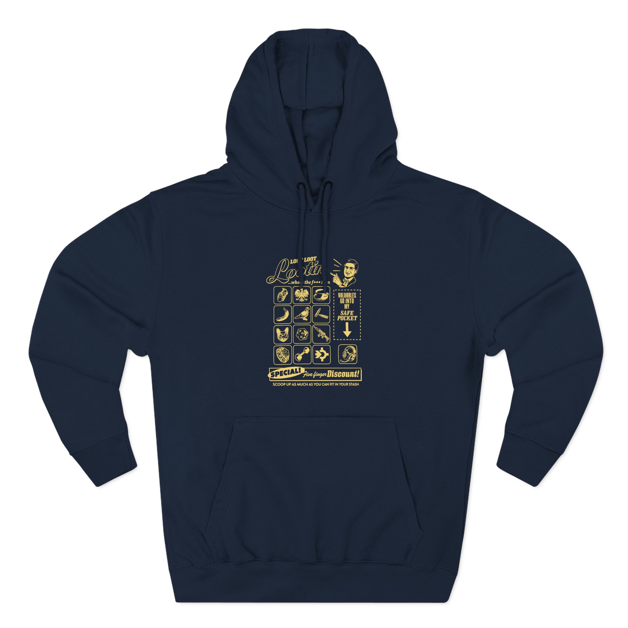 Shroud Loot Loot Three-Panel Fleece Hoodie - Image 5