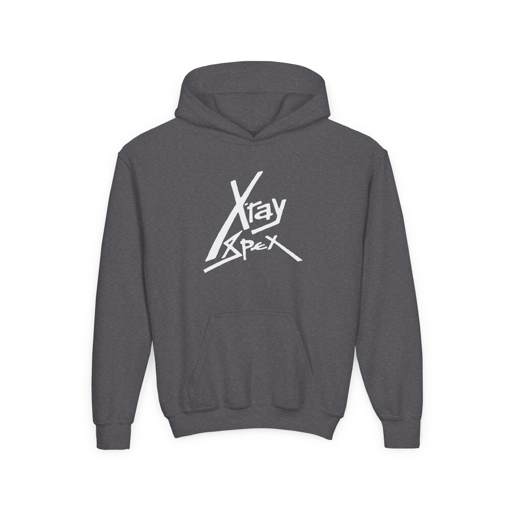 X-ray Spex Logo Youth Heavy Blend Hooded Sweatshirt - Image 9