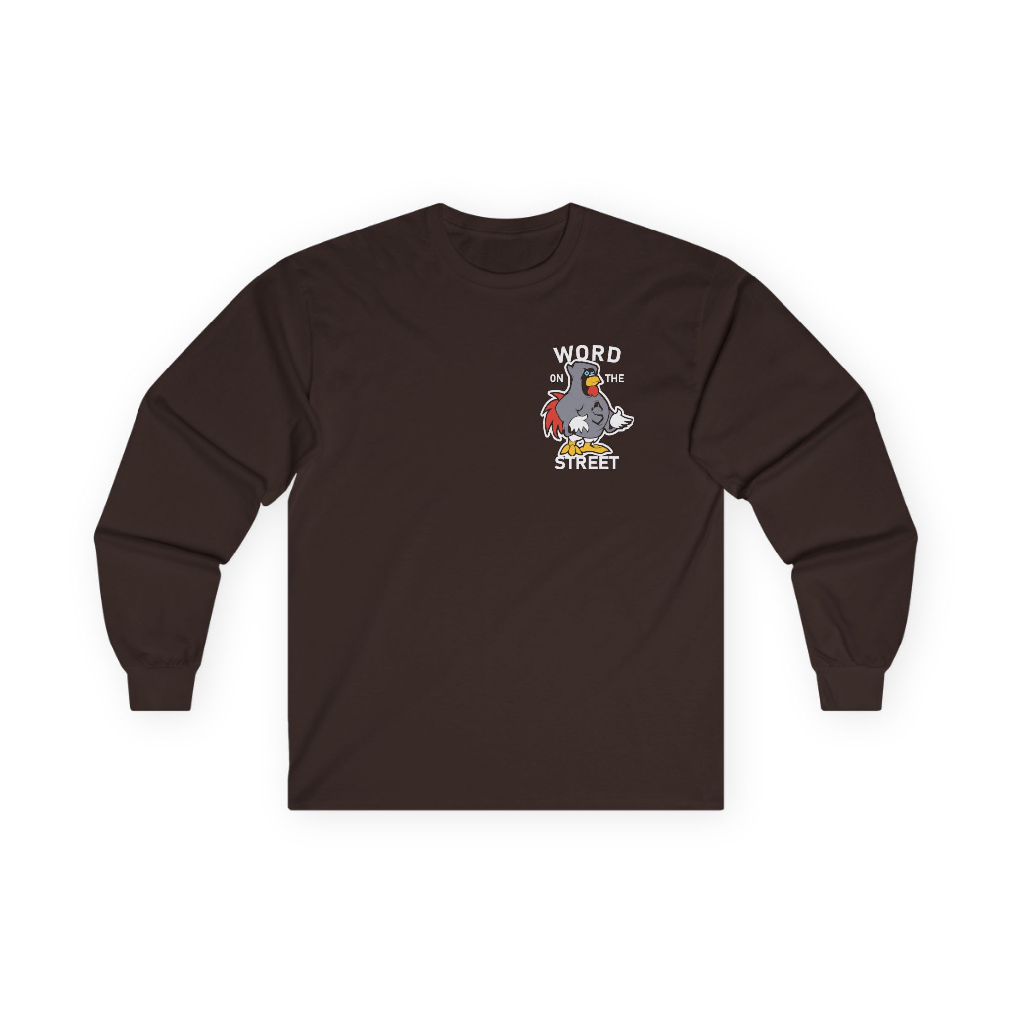 Shroud Chicken Word On The Street Unisex Ultra Cotton Long Sleeve Tee - Image 5