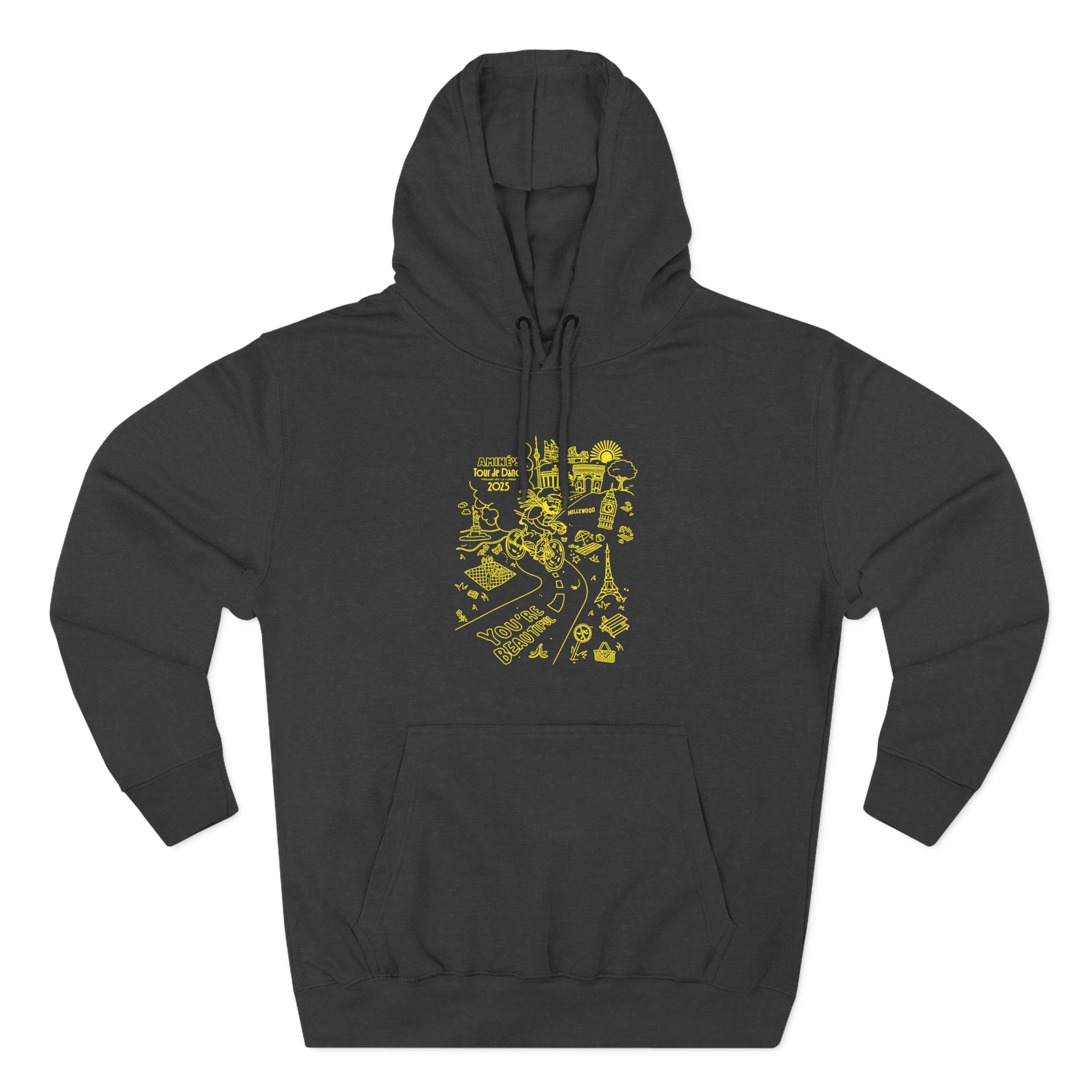 Aminé You're Beautiful Tour Three-Panel Fleece Hoodie - Image 3