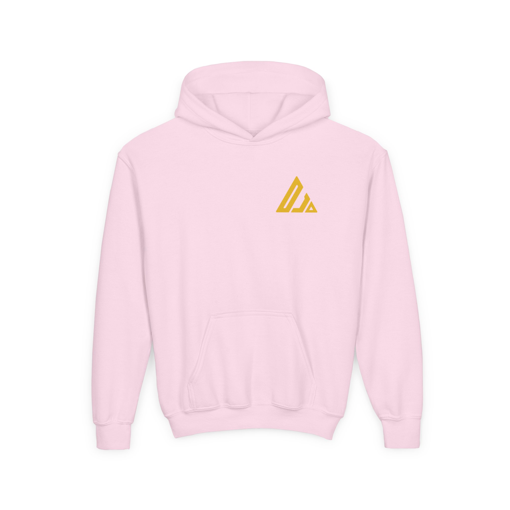 Djo Triangle Logo Youth Heavy Blend Hooded Sweatshirt - Image 3