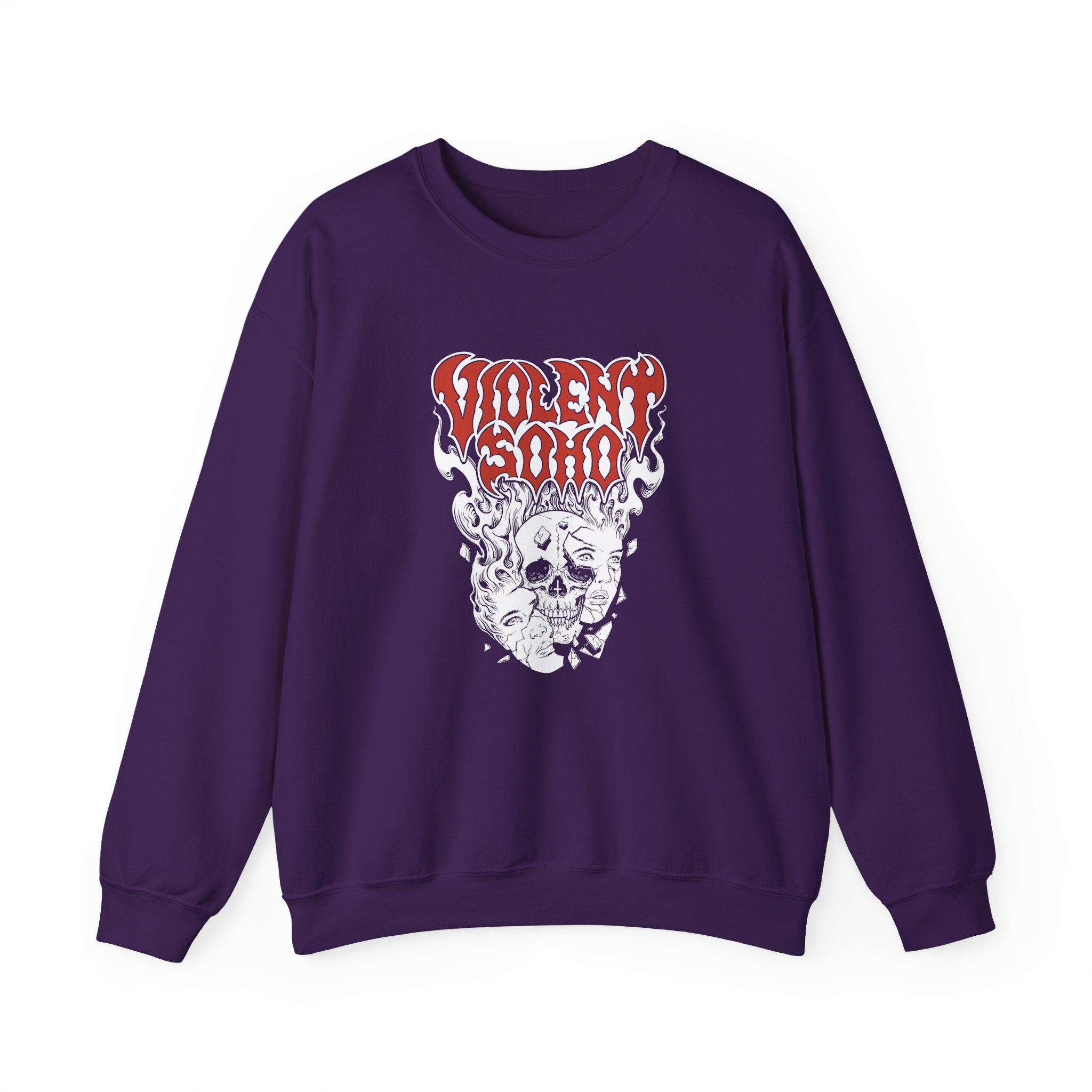 Violent Soho Murdoch Skull Unisex Heavy Blend™ Crewneck Sweatshirt - Image 19