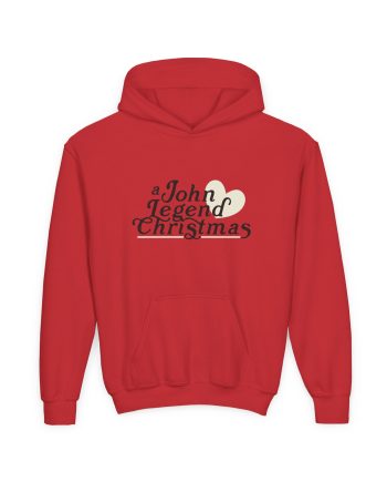 John Legend Christmas Youth Heavy Blend Hooded Sweatshirt