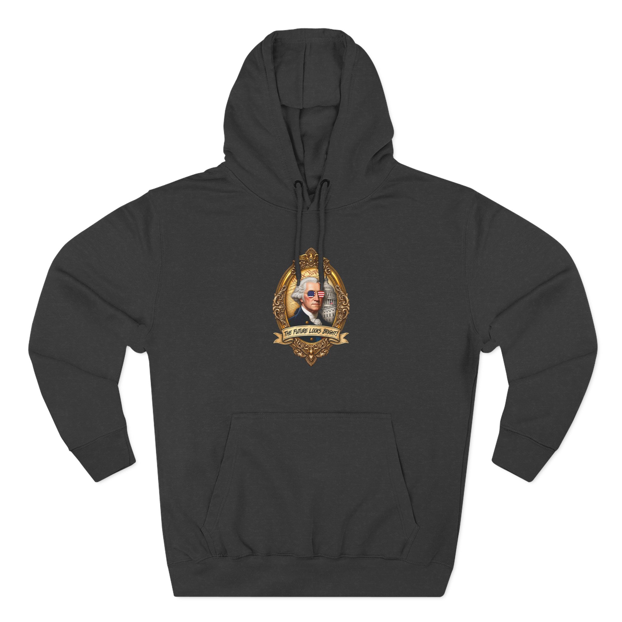 Valuetainment George Washington Three-Panel Fleece Hoodie - Image 3