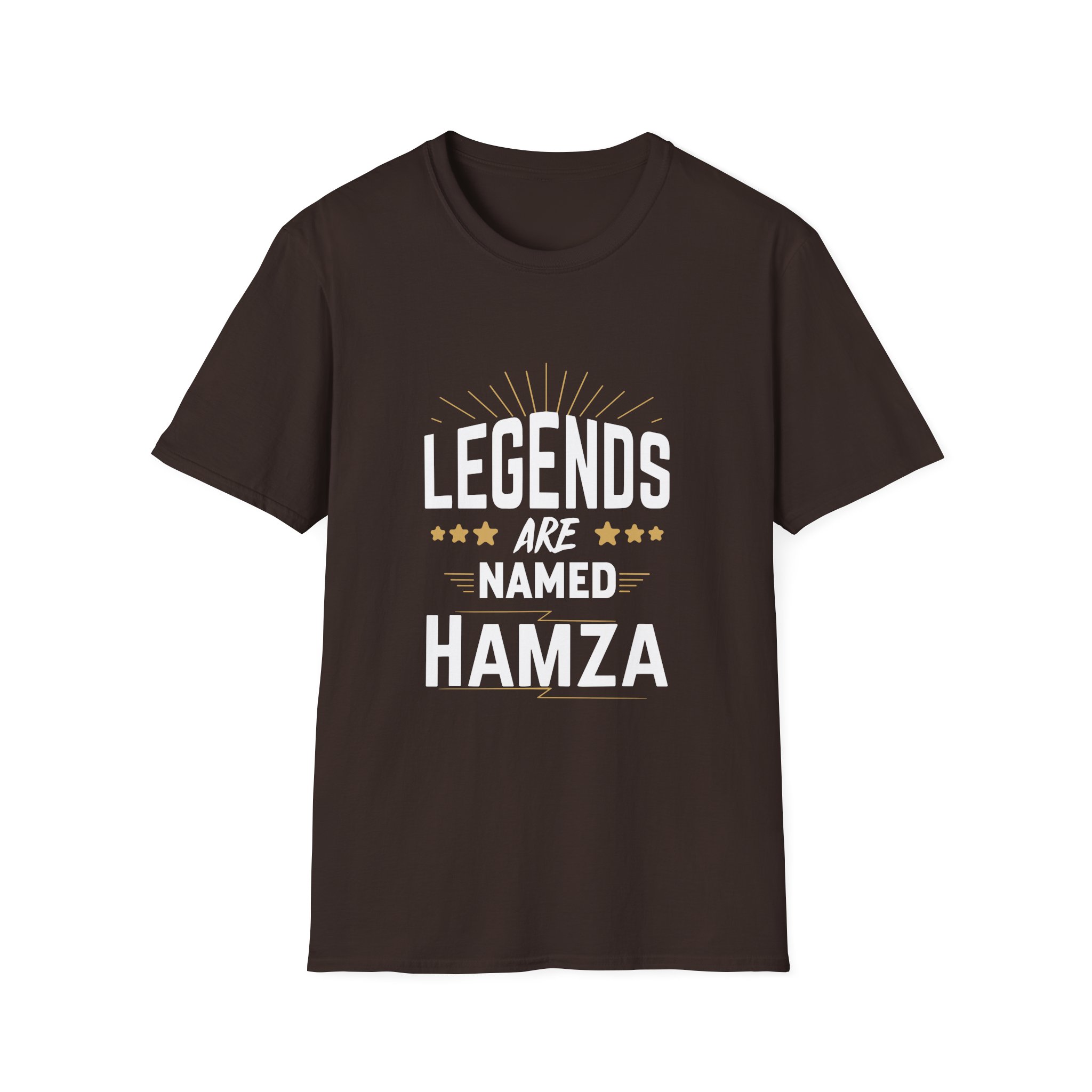 Hamza Legends Are Named Unisex Softstyle T-Shirt - Image 5