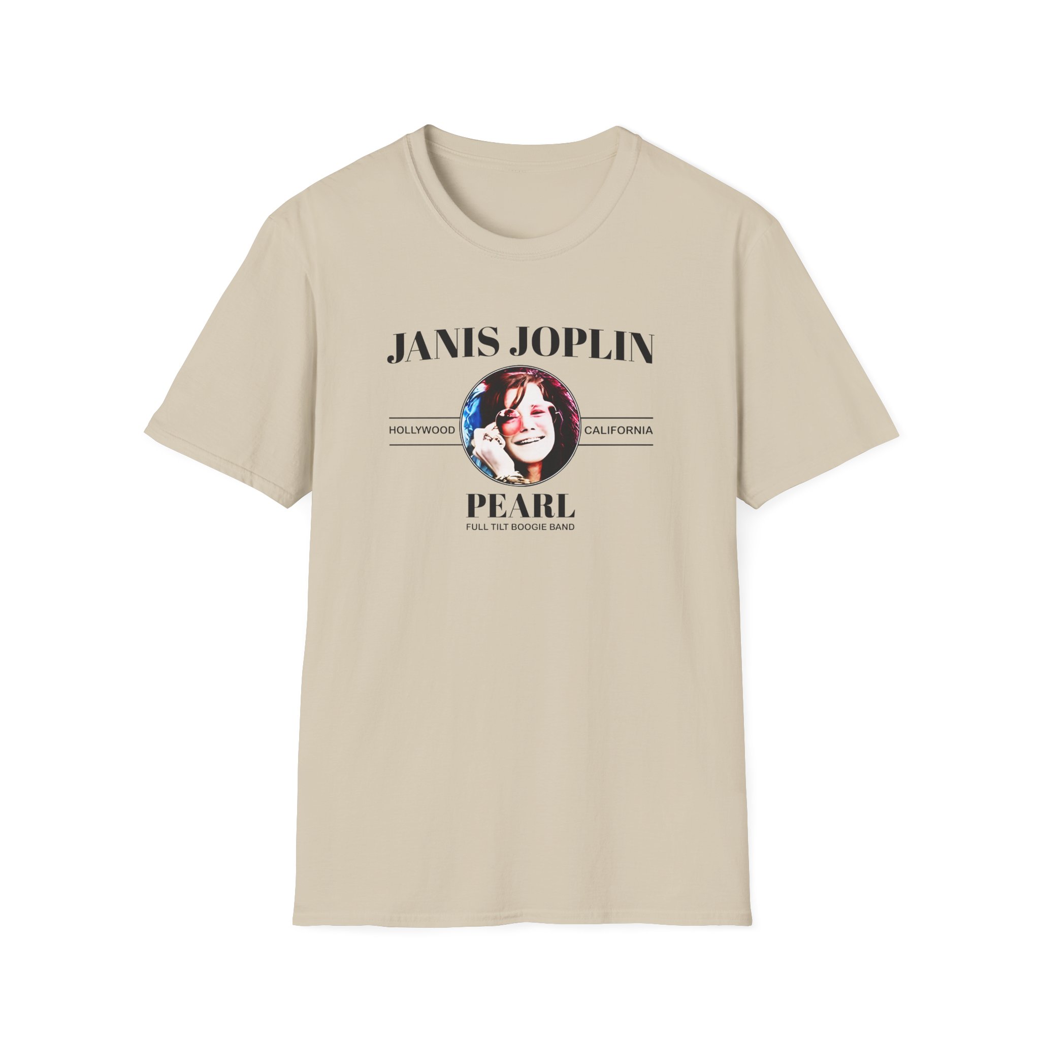 Janis Joplin Pearl Unisex Softstyle T-shirt - Image 3