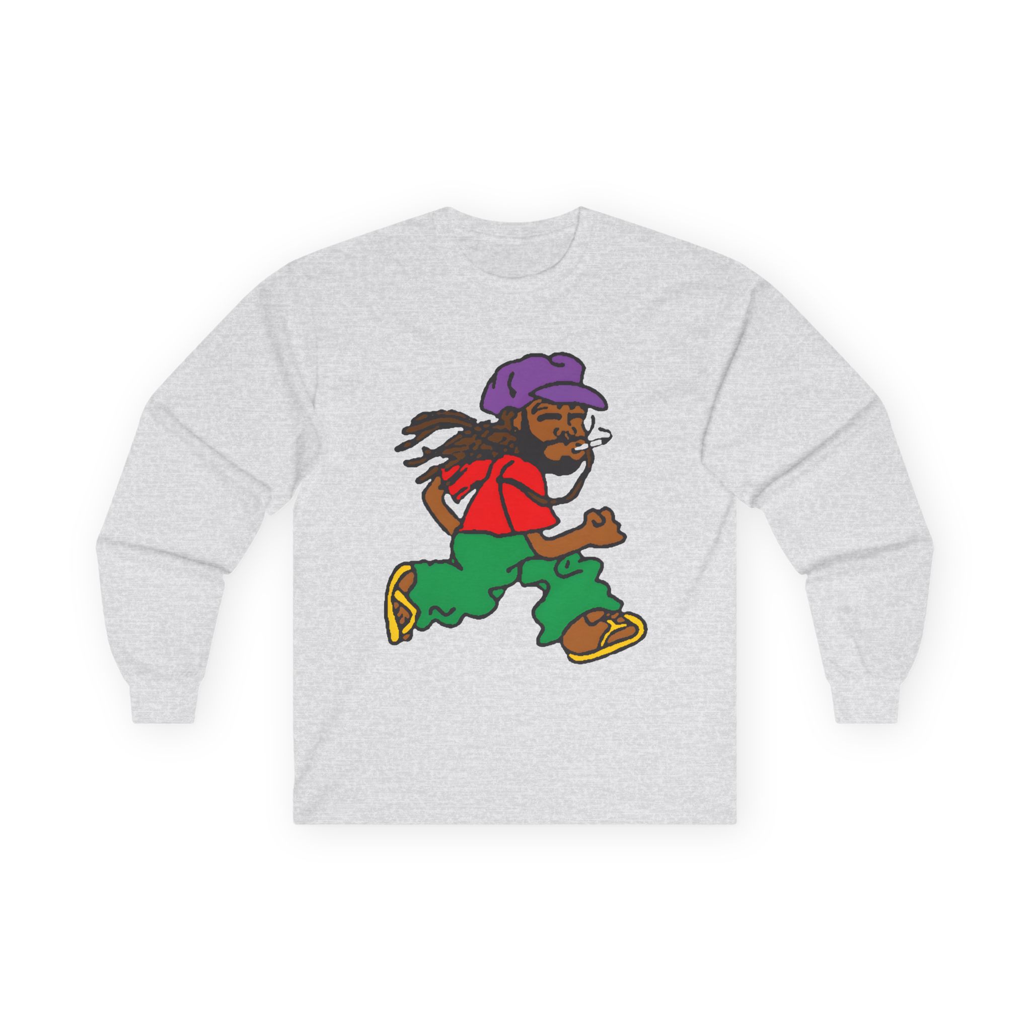 Aminé Running Man Unisex Ultra Cotton Long Sleeve Tee - Image 3