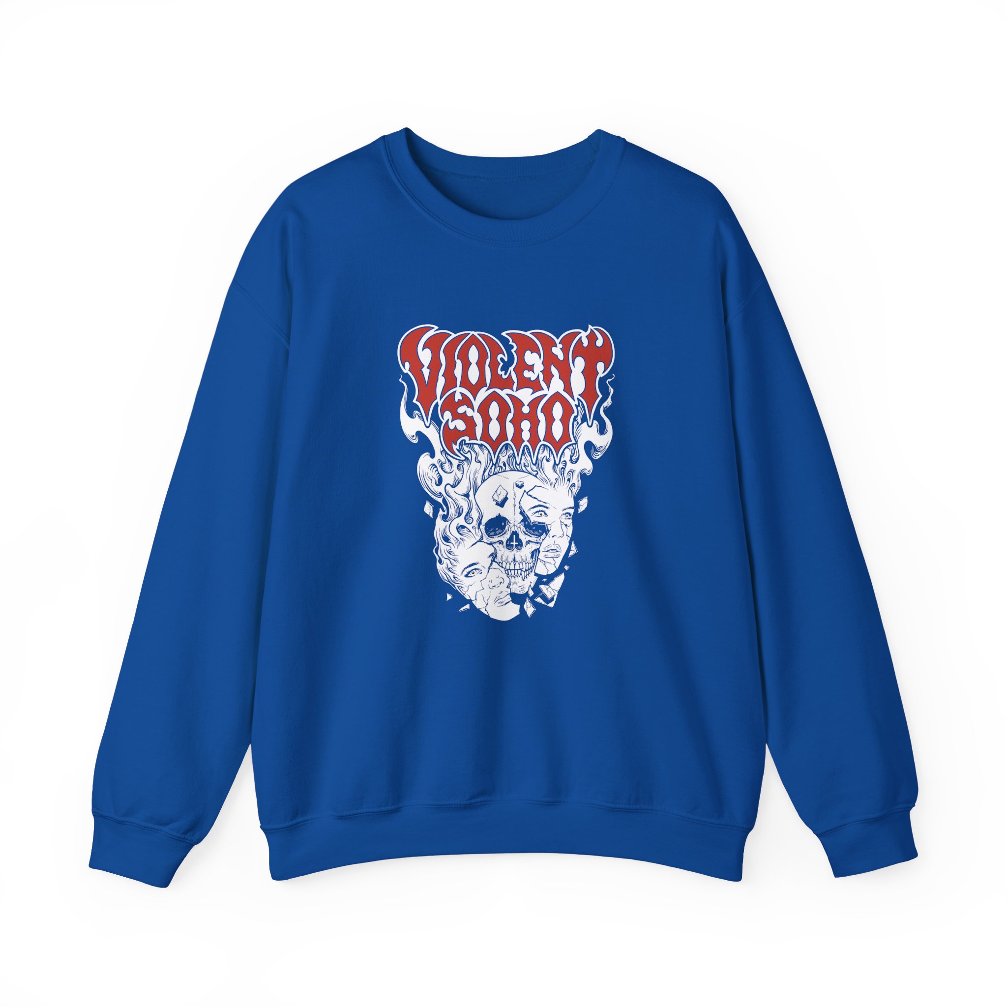 Violent Soho Murdoch Skull Unisex Heavy Blend™ Crewneck Sweatshirt - Image 15