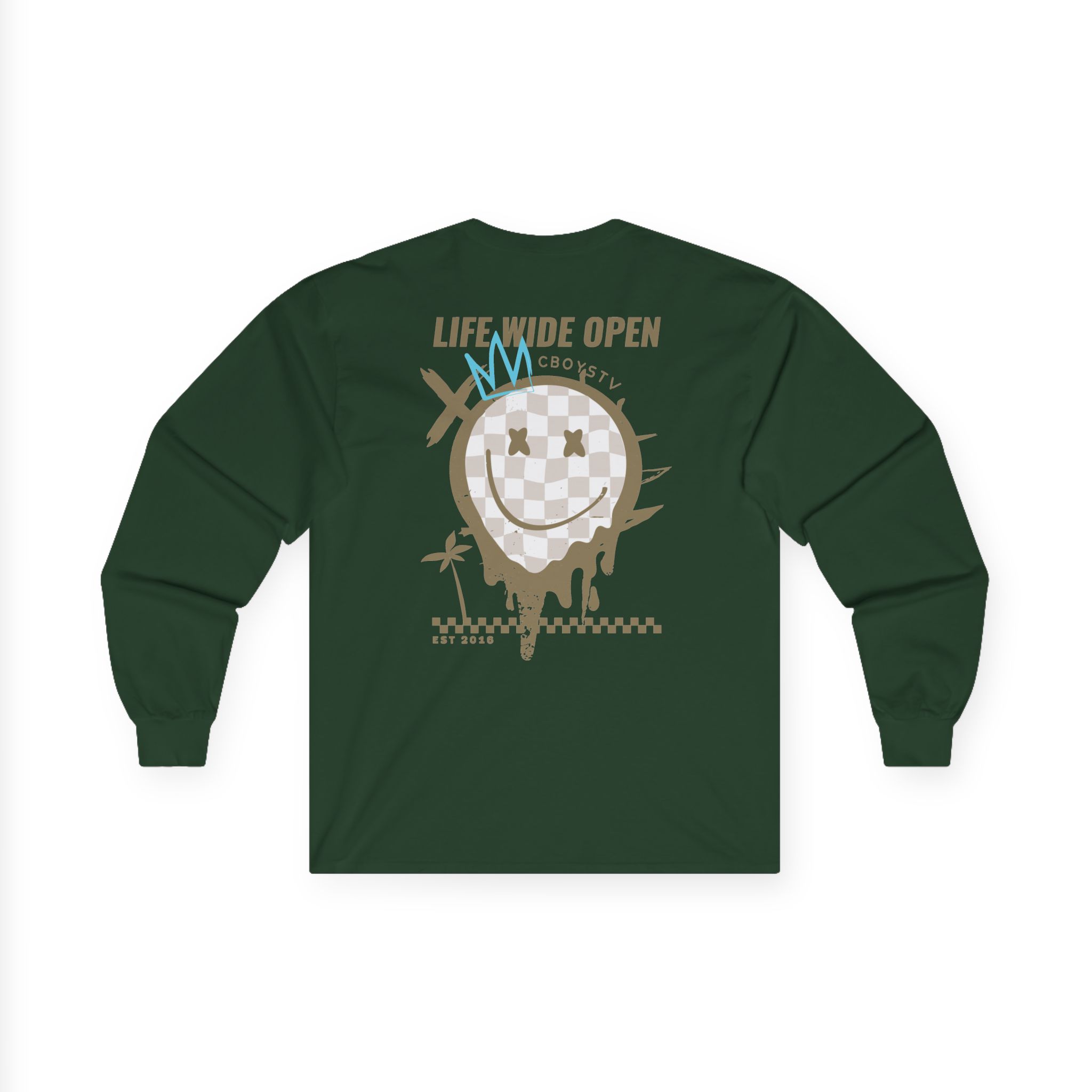 Cboystv Tan Rockstar Unisex Ultra Cotton Long Sleeve Tee - Image 8