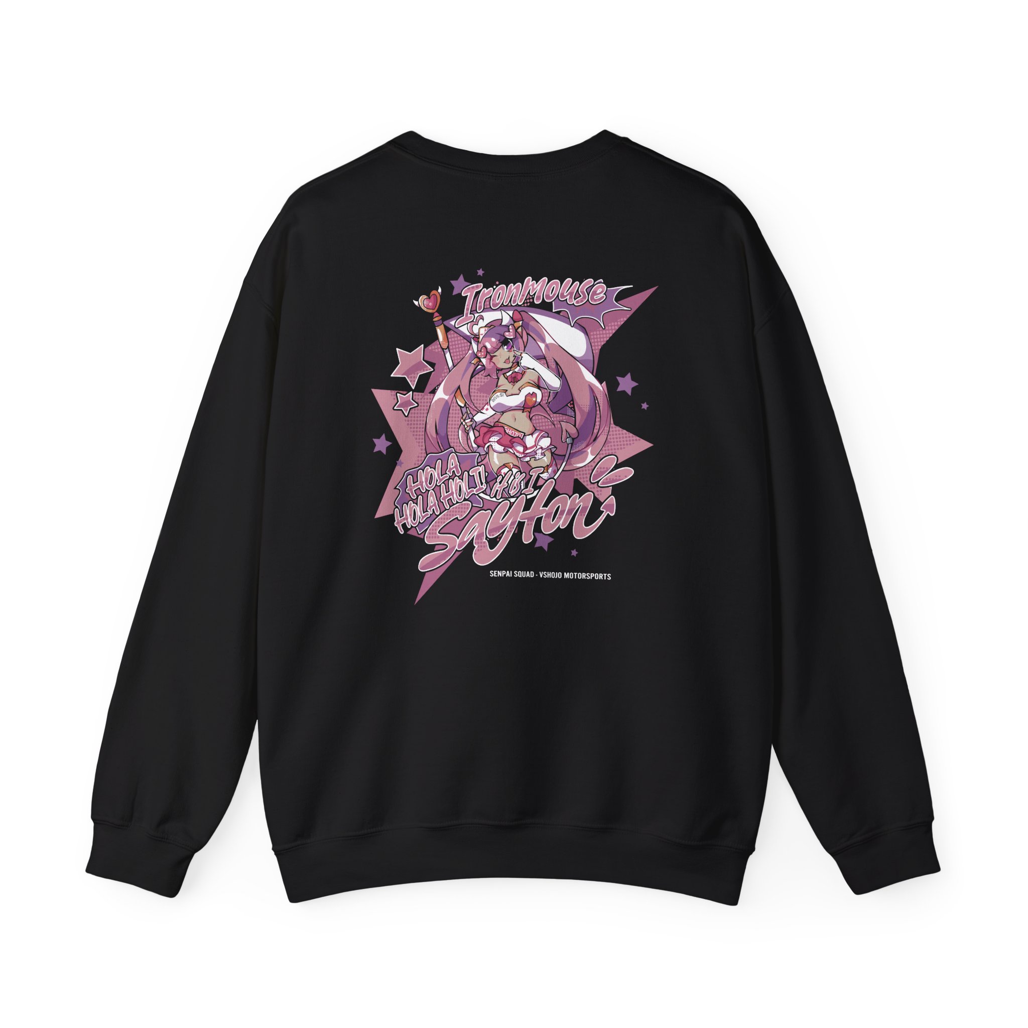Ironmouse V2 Vshojo X Senpai Squad Unisex Heavy Blend™ Crewneck Sweatshirt - Image 2
