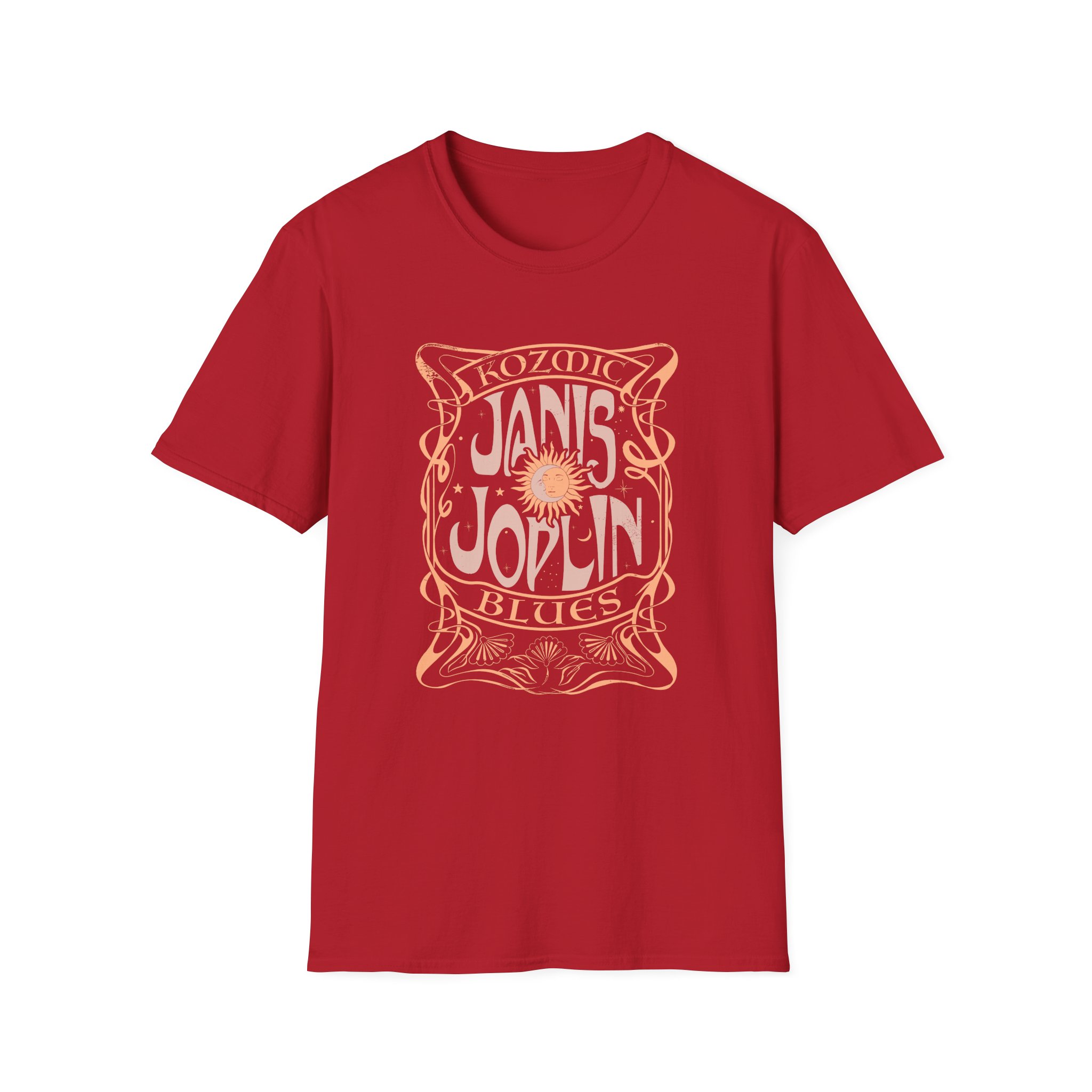 Janis Joplin Kozmic Unisex Softstyle T-shirt - Image 23