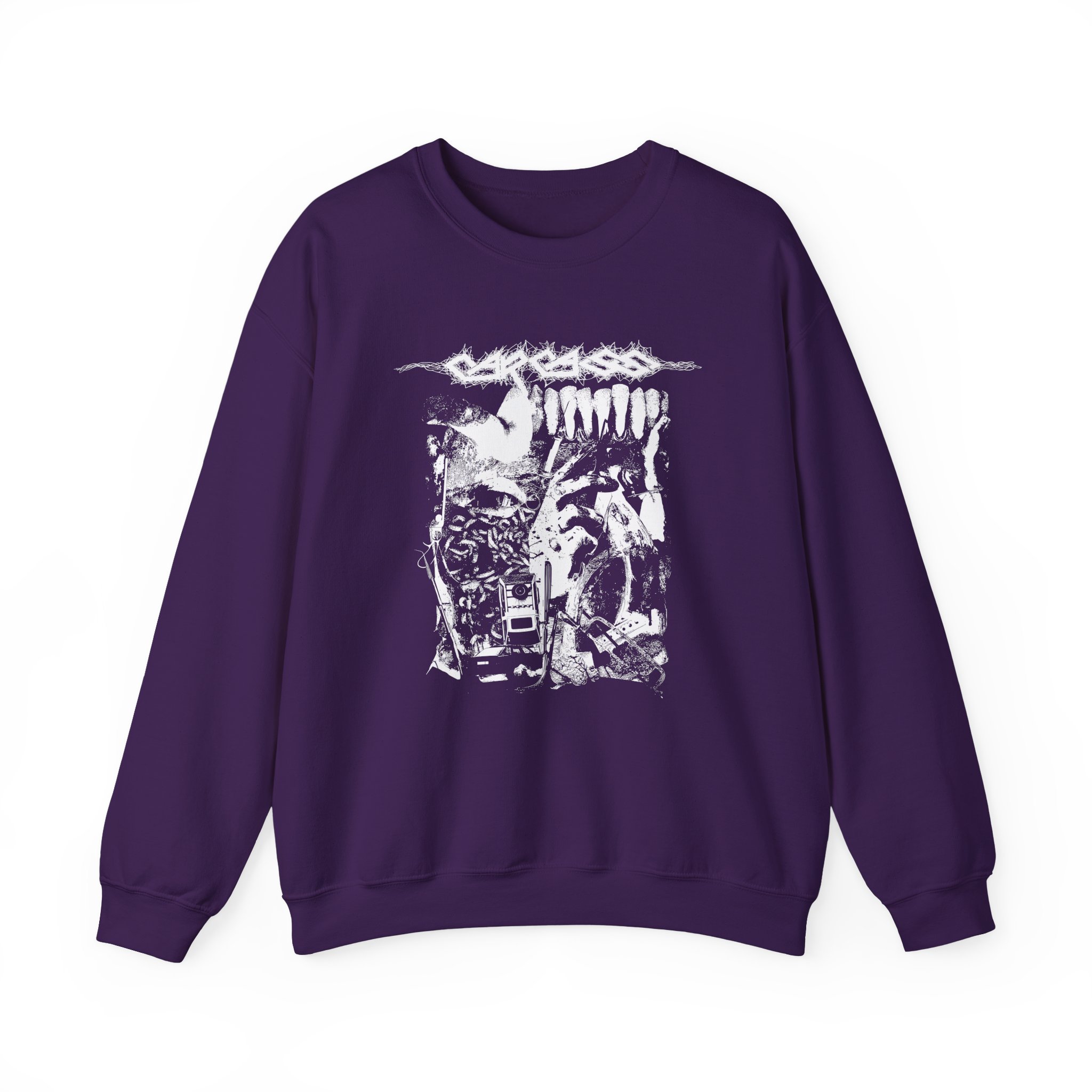 Carcass Flesh Ripping Sonic Torment Unisex Heavy Blend™ Crewneck Sweatshirt - Image 7