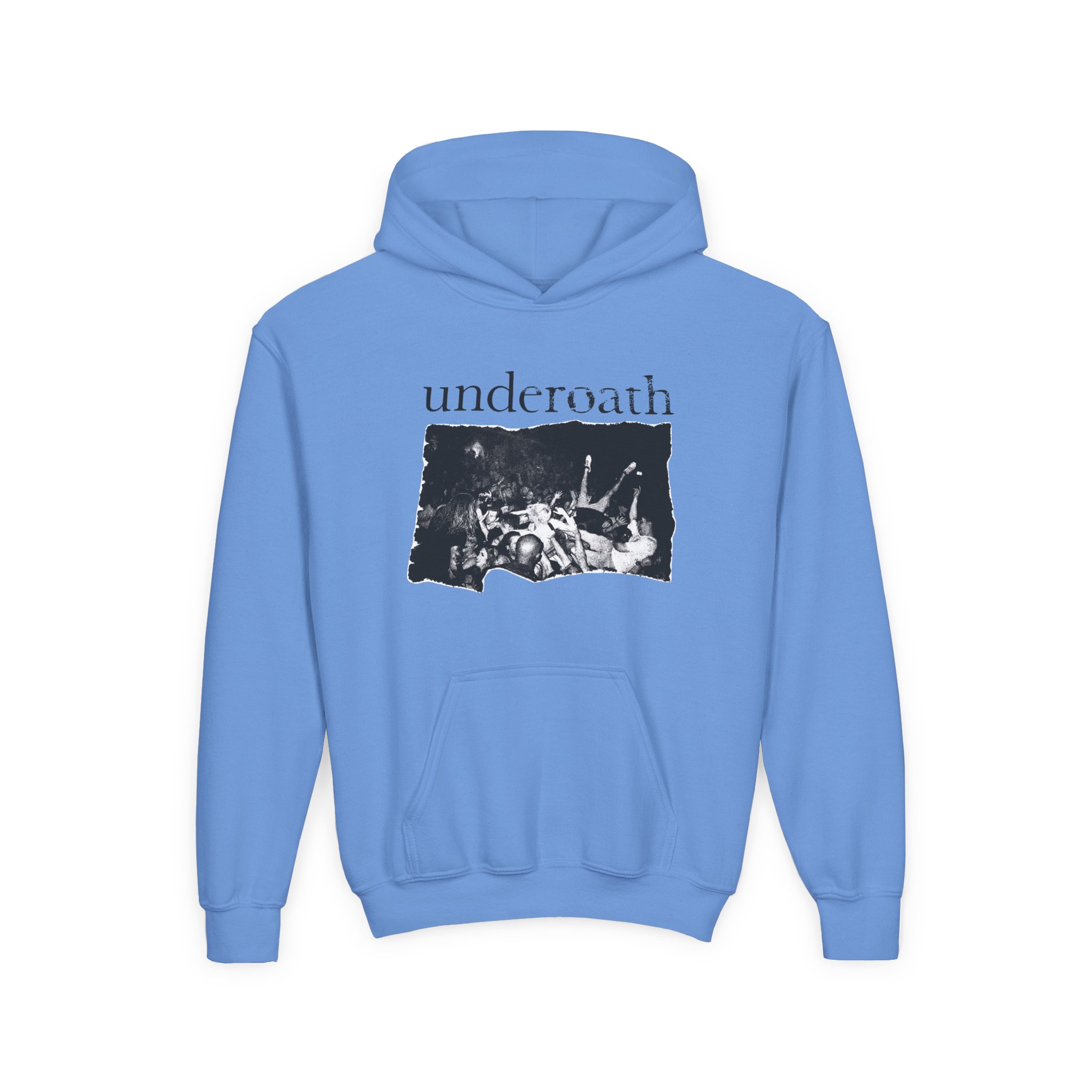 Underoath Generation TOCS Photo Tie Dye Youth Heavy Blend Hooded Sweatshirt - Image 5