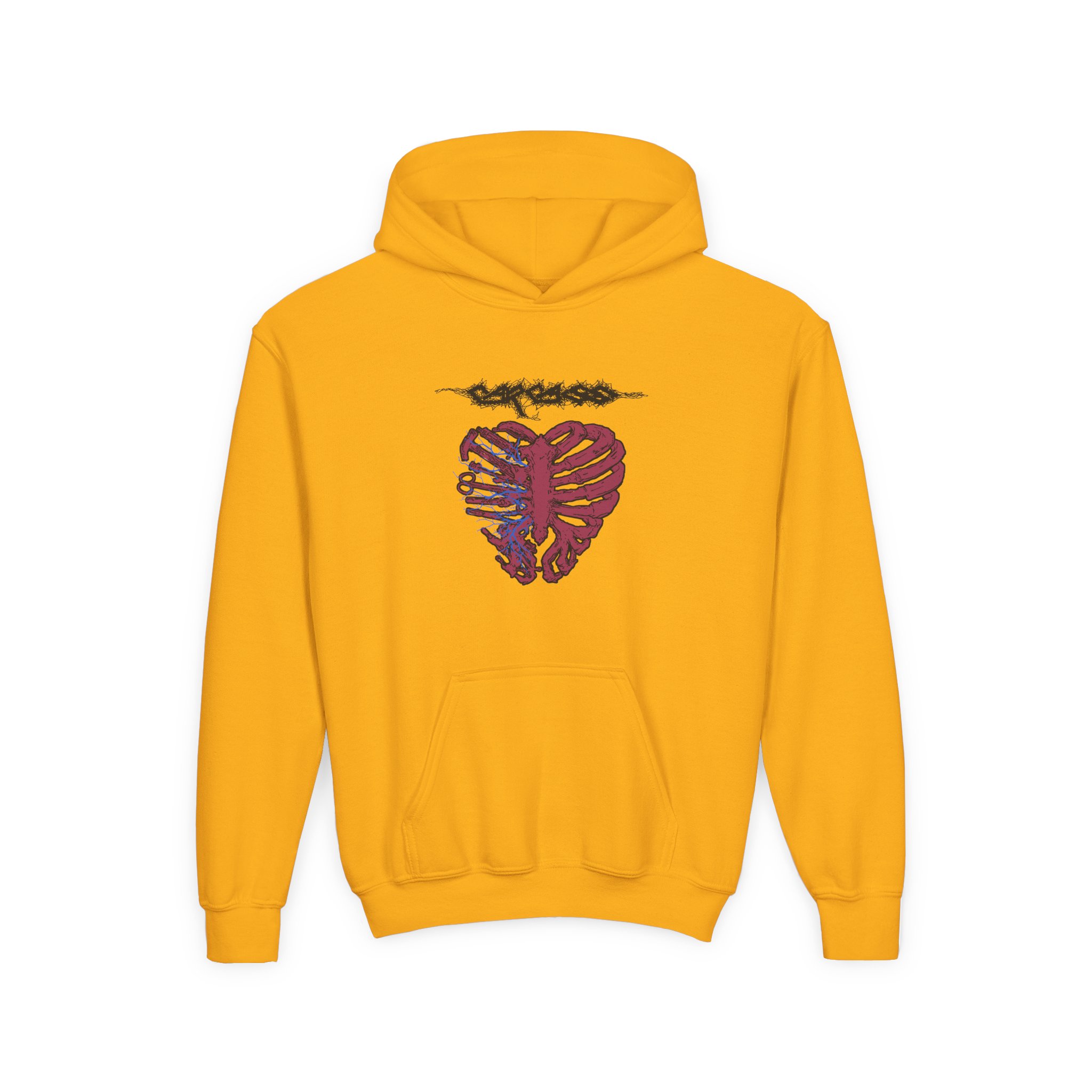 Youth Carcass Heavy Blend Hooded Sweatshirt - Image 5