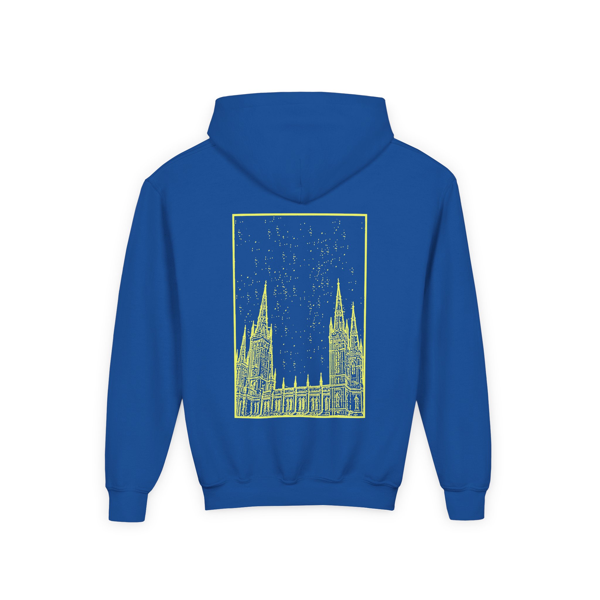 Knocked Loose Youth Heavy Blend Hooded Sweatshirt - Image 8