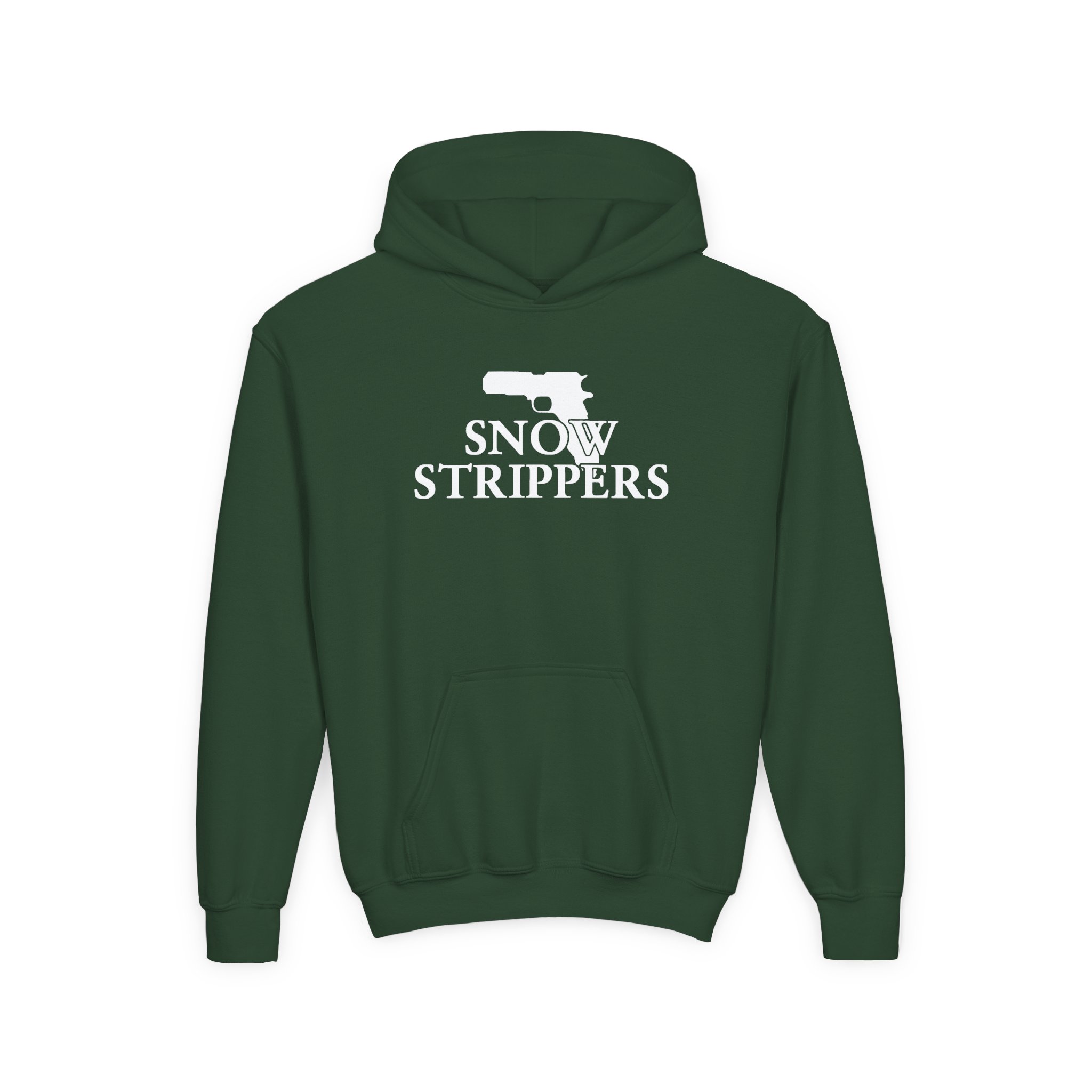 Youth Snow Strippers Heavy Blend Hooded Sweatshirt - Image 5