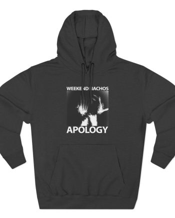 Weekend Nachos Apology Three-Panel Fleece Hoodie