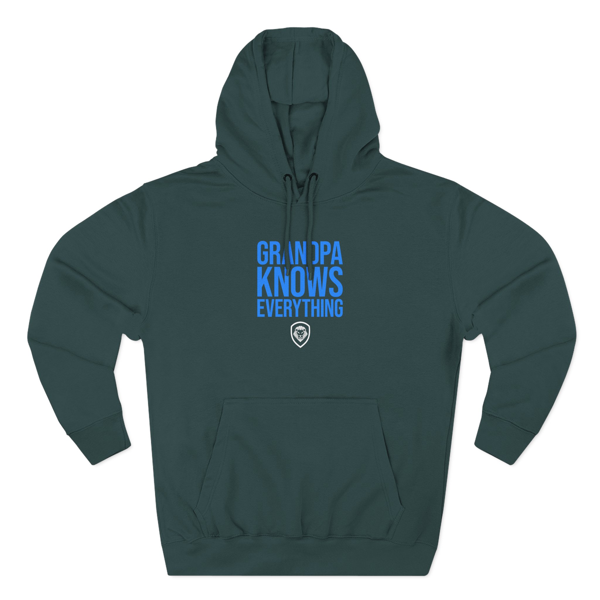 Valuetainment Grandpa Knows Everything Three-Panel Fleece Hoodie - Image 5