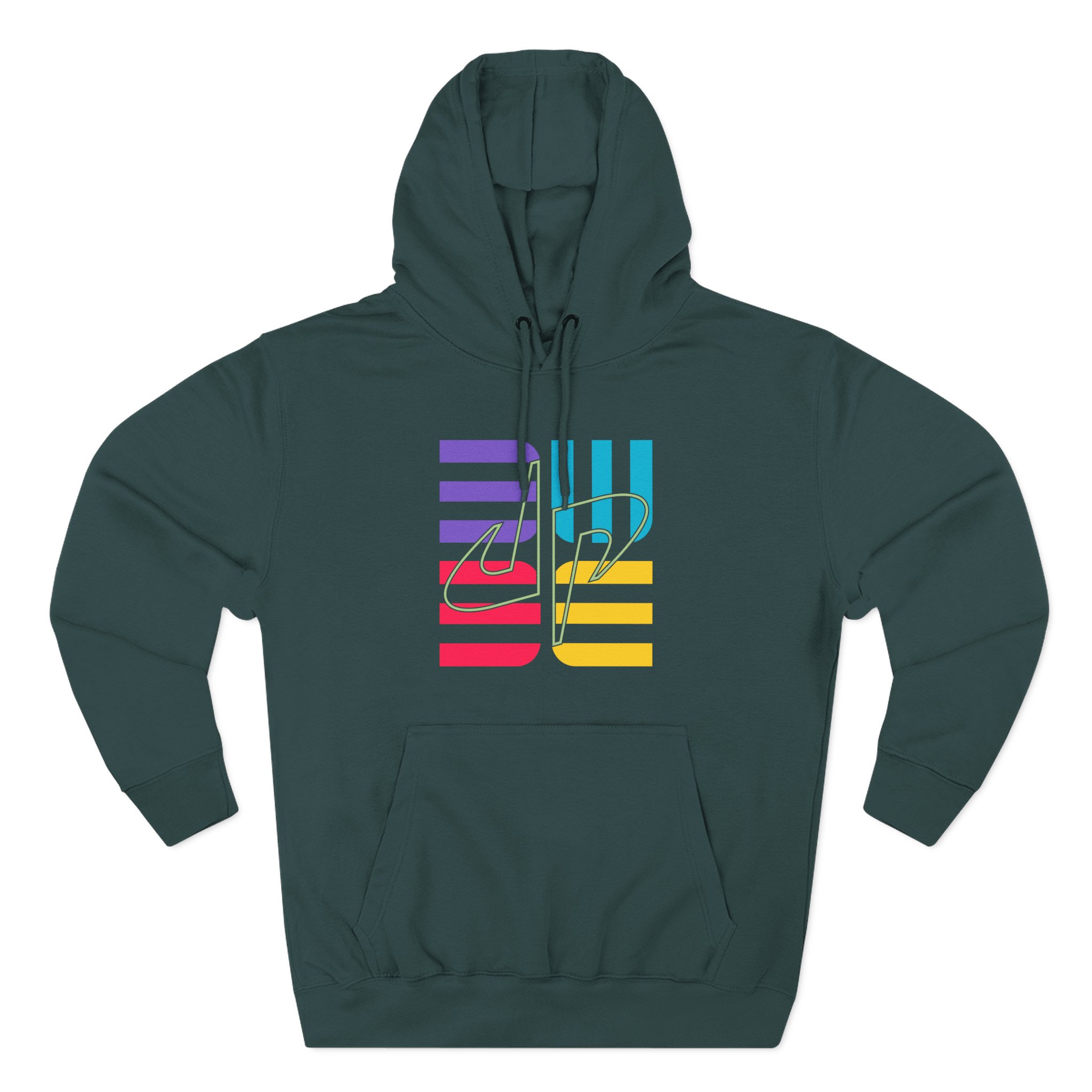 Dude Perfect Neon Champ Three-Panel Fleece Hoodie - Image 19