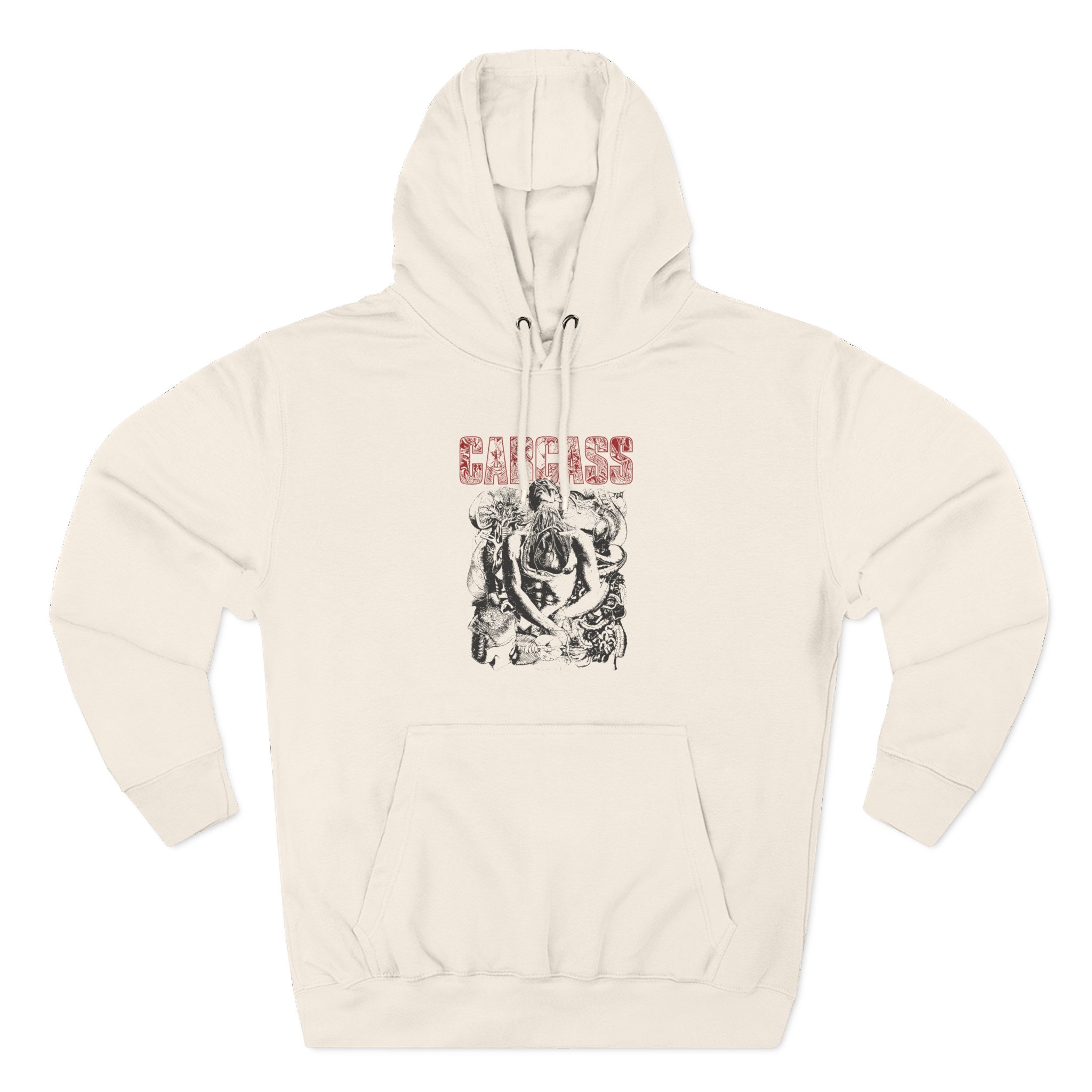 Carcass Torso Three-Panel Fleece Hoodie