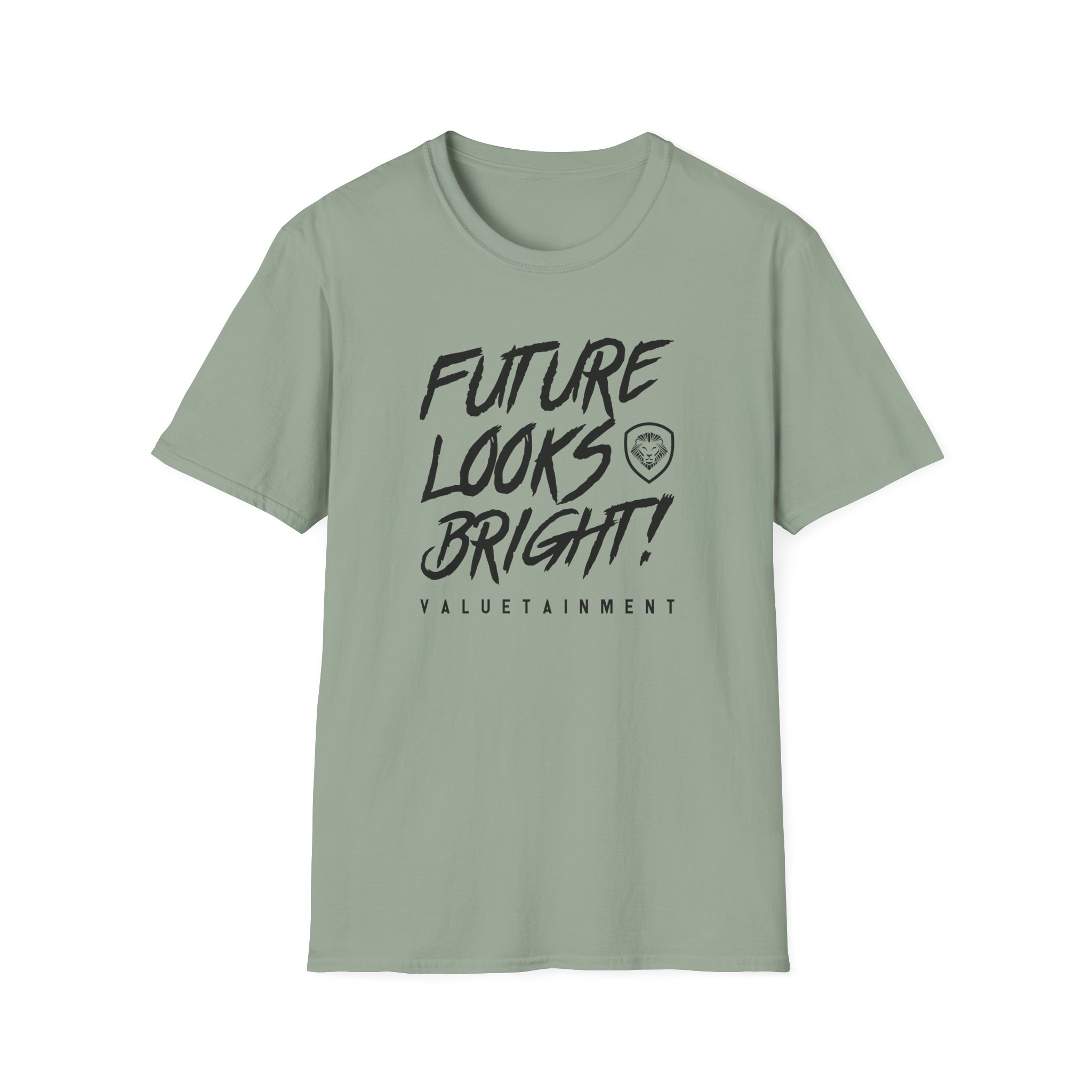Valuetainment Future Looks Bright Unisex Softstyle T-Shirt - Image 15