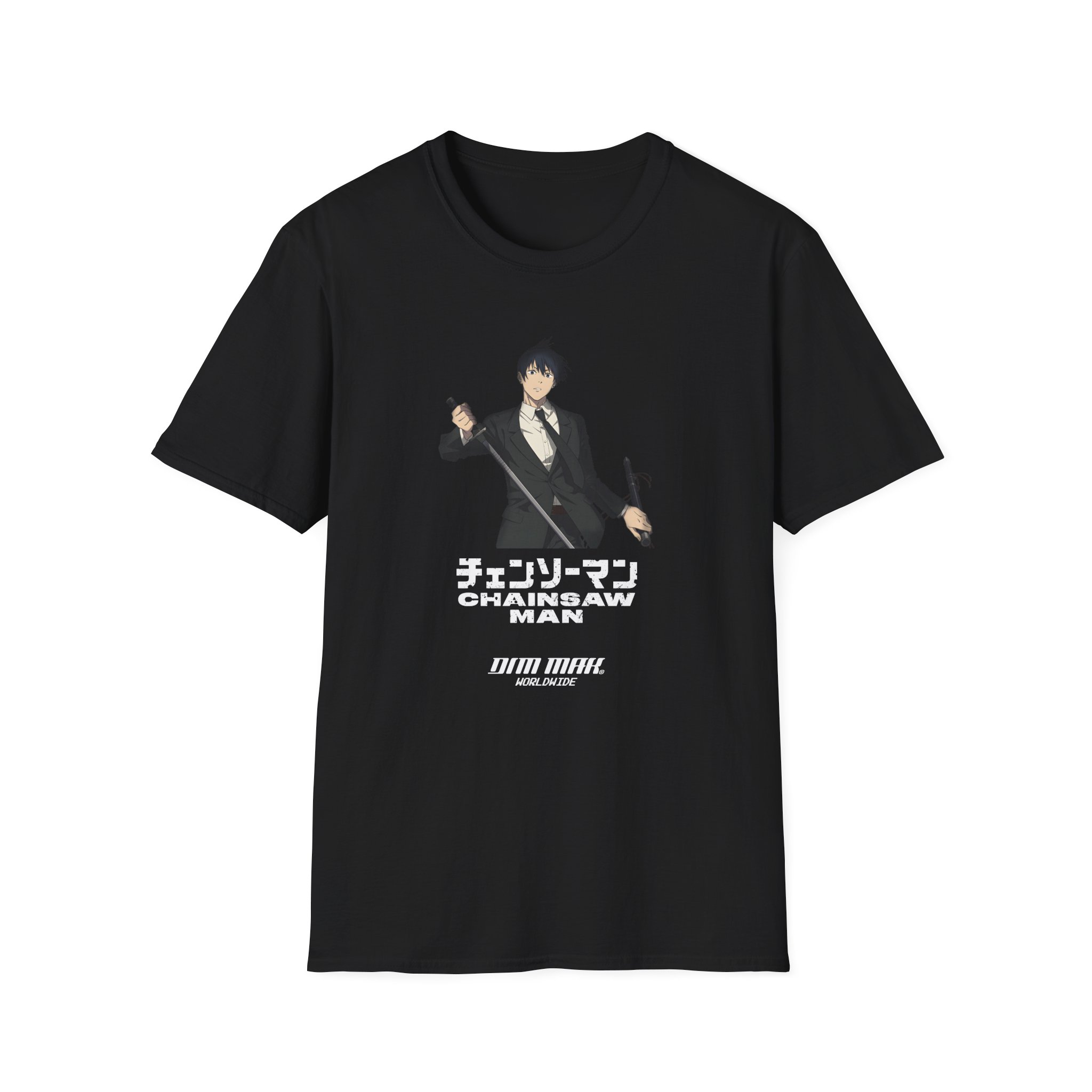 Chainsaw Man X Dim Mak Aki Unisex Softstyle T-Shirt