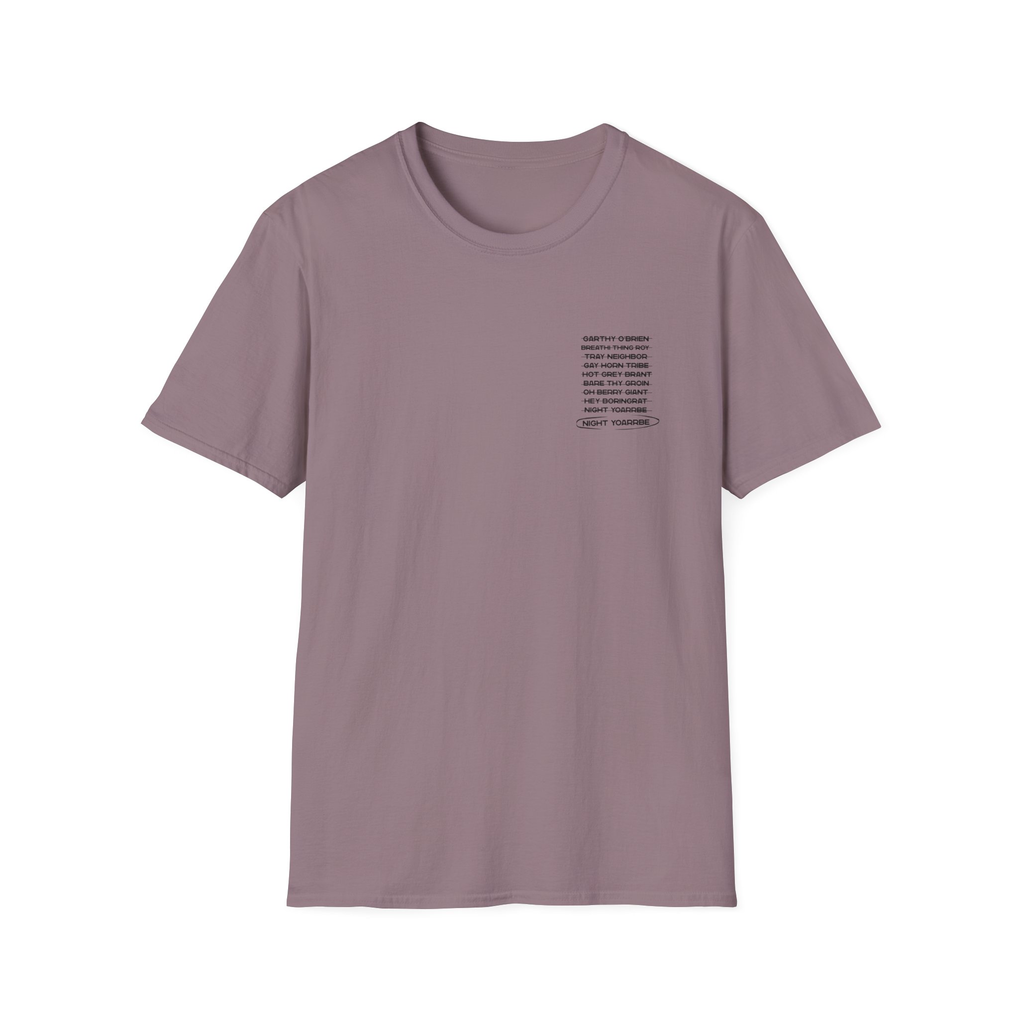 Dropout Night Yorb Anagram Unisex Softstyle T-Shirt - Image 21