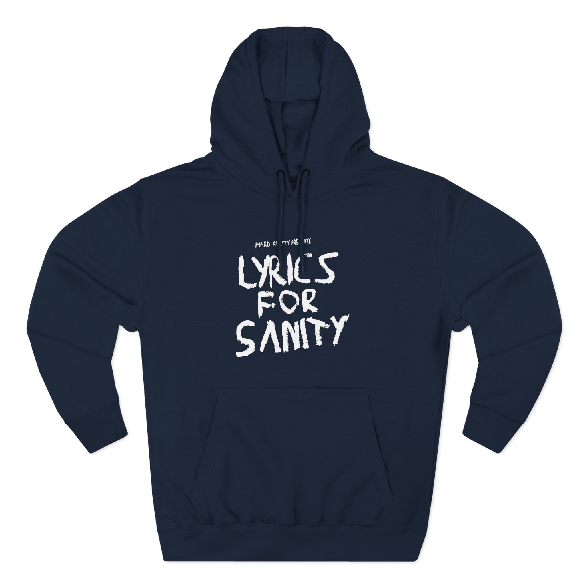 Songer Lyrics for Sanity Three-Panel Fleece Hoodie - Image 11