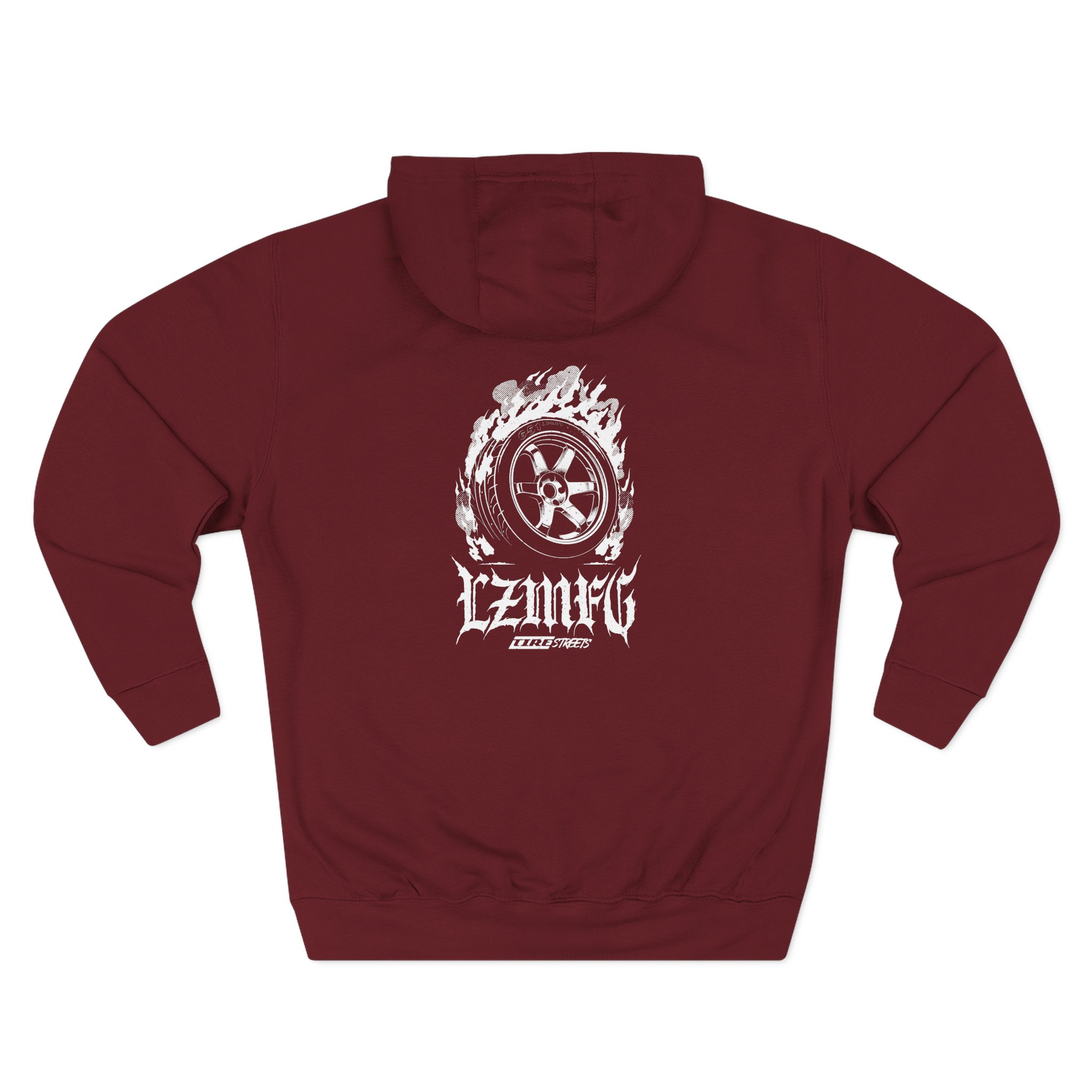 Adam LZ Tire Fire Three-Panel Fleece Hoodie - Image 10