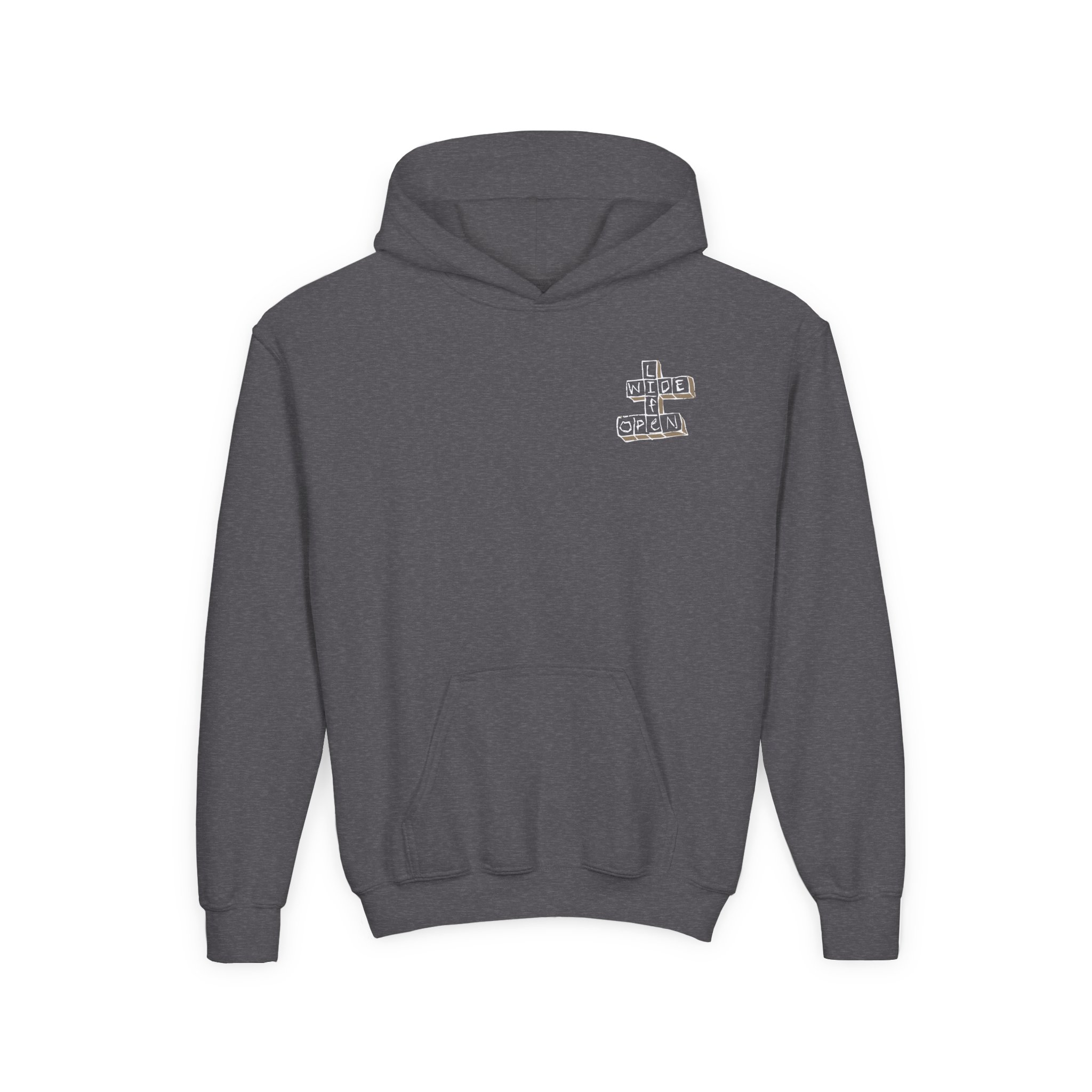 Cboystv Crossword Youth Heavy Blend Hooded Sweatshirt - Image 7