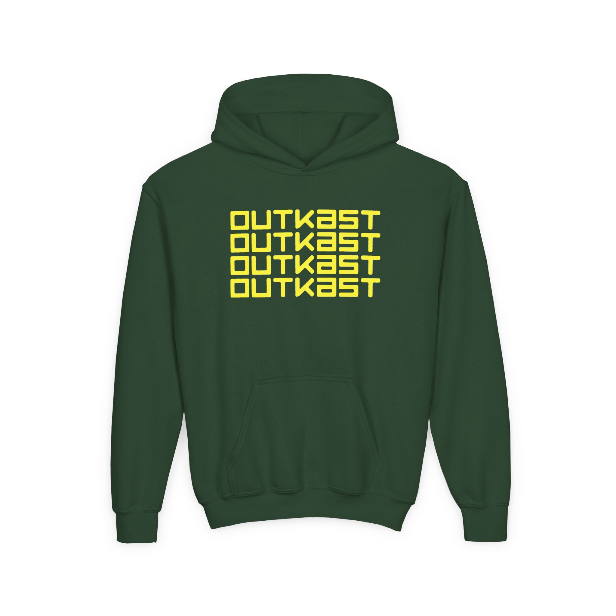 Youth Outkast Logo Repeat Heavy Blend Hooded Sweatshirt - Image 5