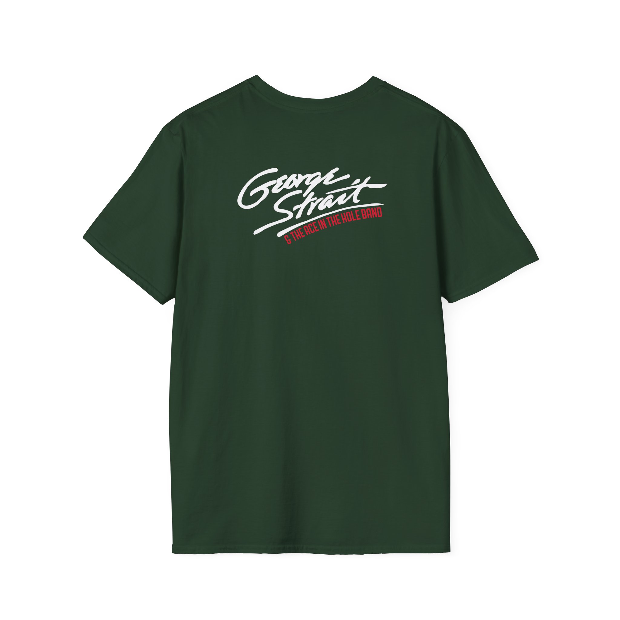 George Strait Satin Unisex Softstyle T-Shirt - Image 8