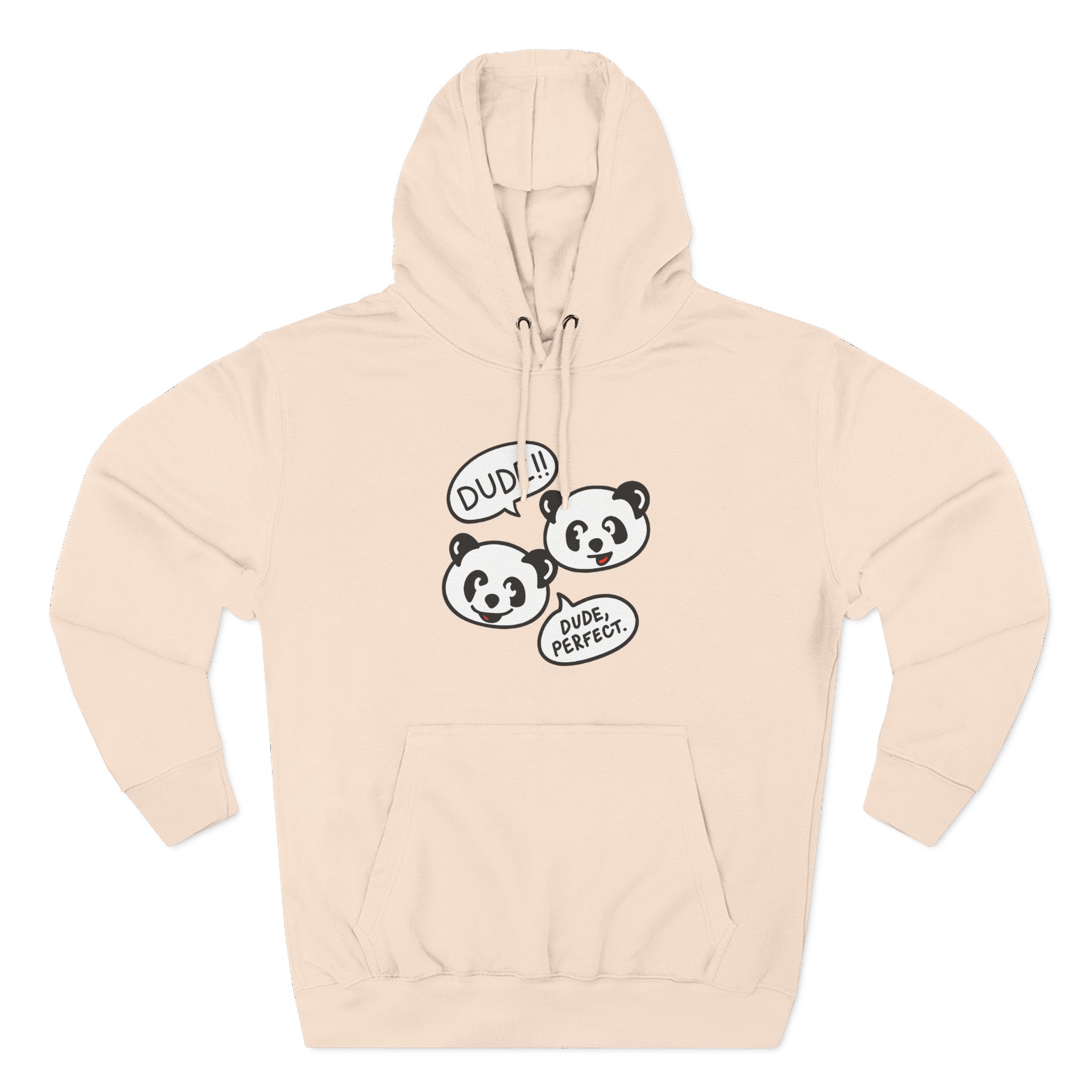 Dude Perfect Panda Comic Three-Panel Fleece Hoodie - Image 9