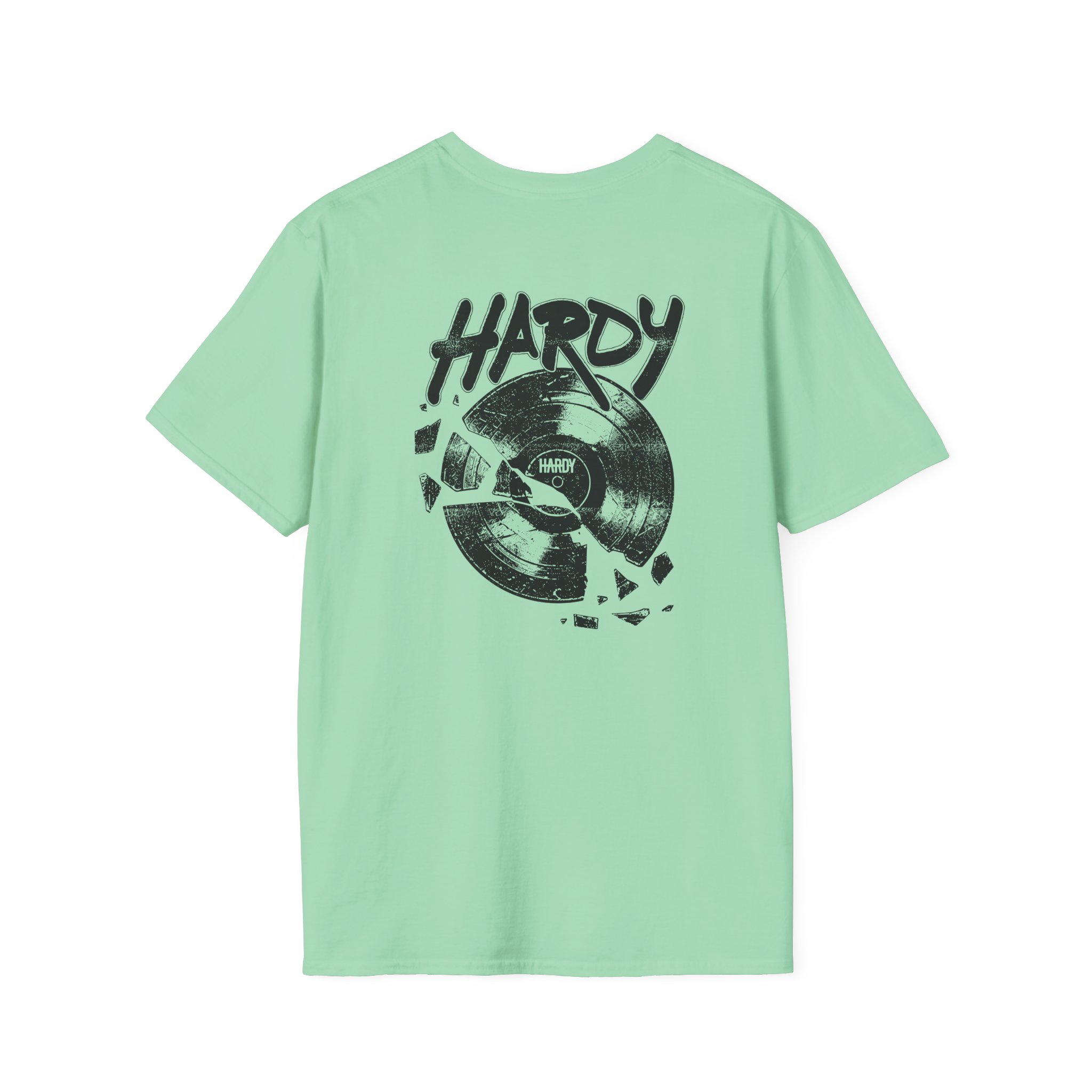 Hd Orange Record Unisex Softstyle T-Shirt - Image 16
