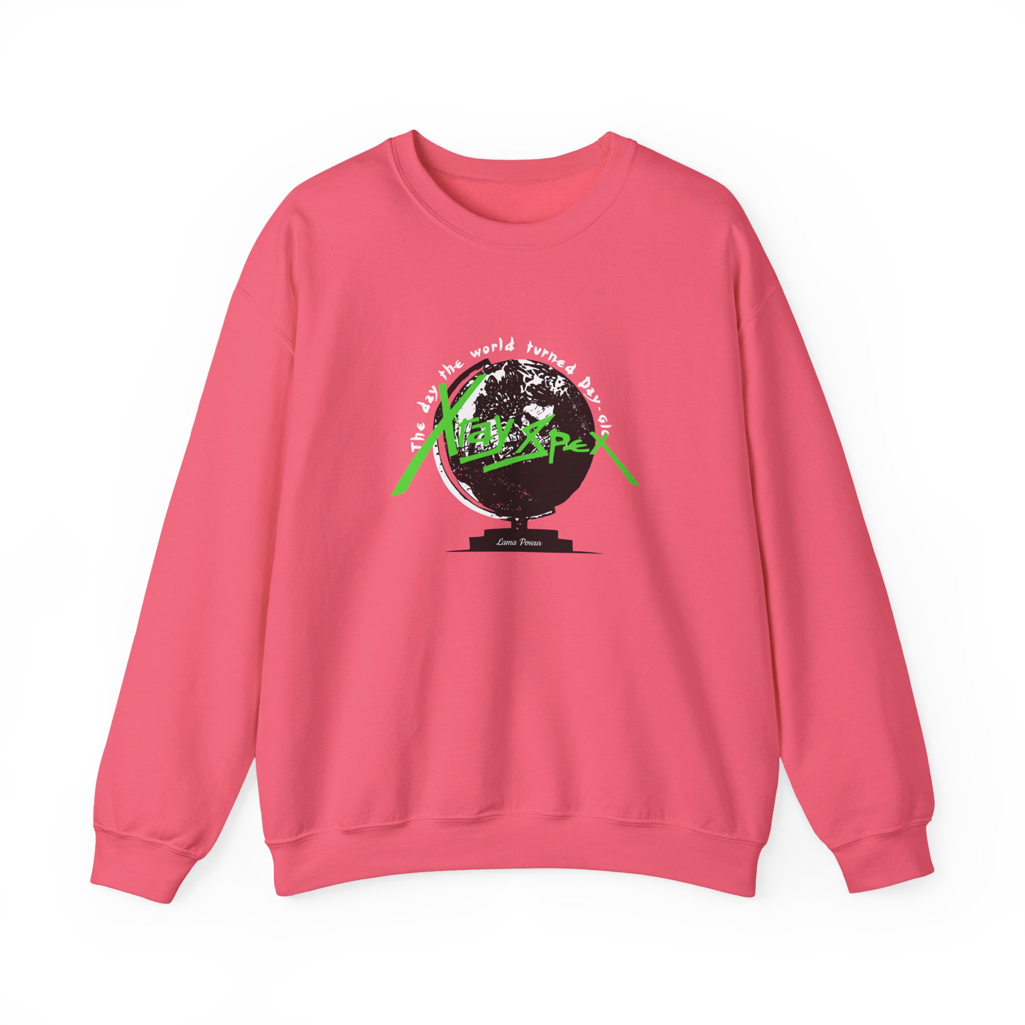 X-ray Spex Day-Glo Globe Unisex Heavy Blend™ Crewneck Sweatshirt - Image 15