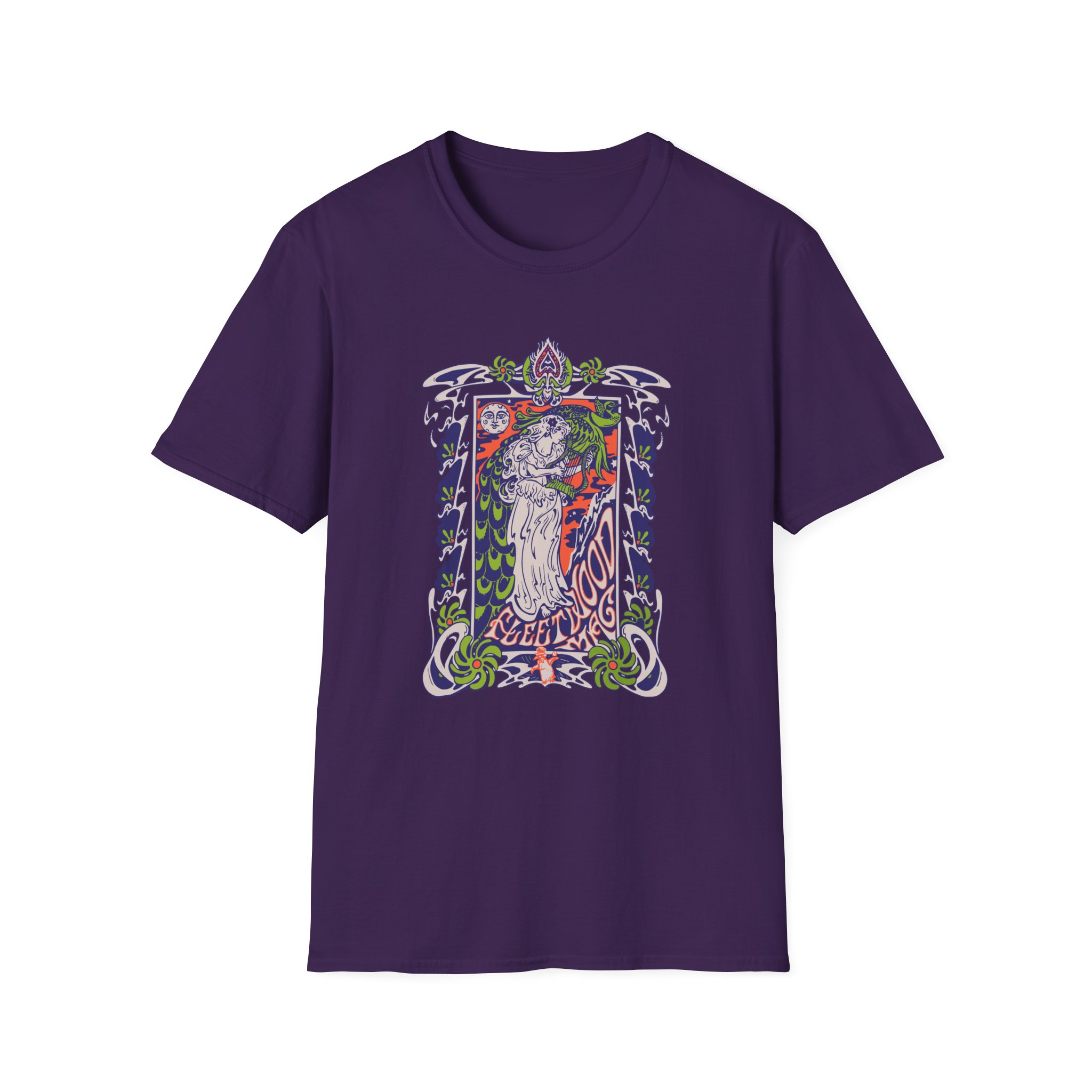 Fleetwood Mac Lady Lyre Unisex Softstyle T-Shirt - Image 17