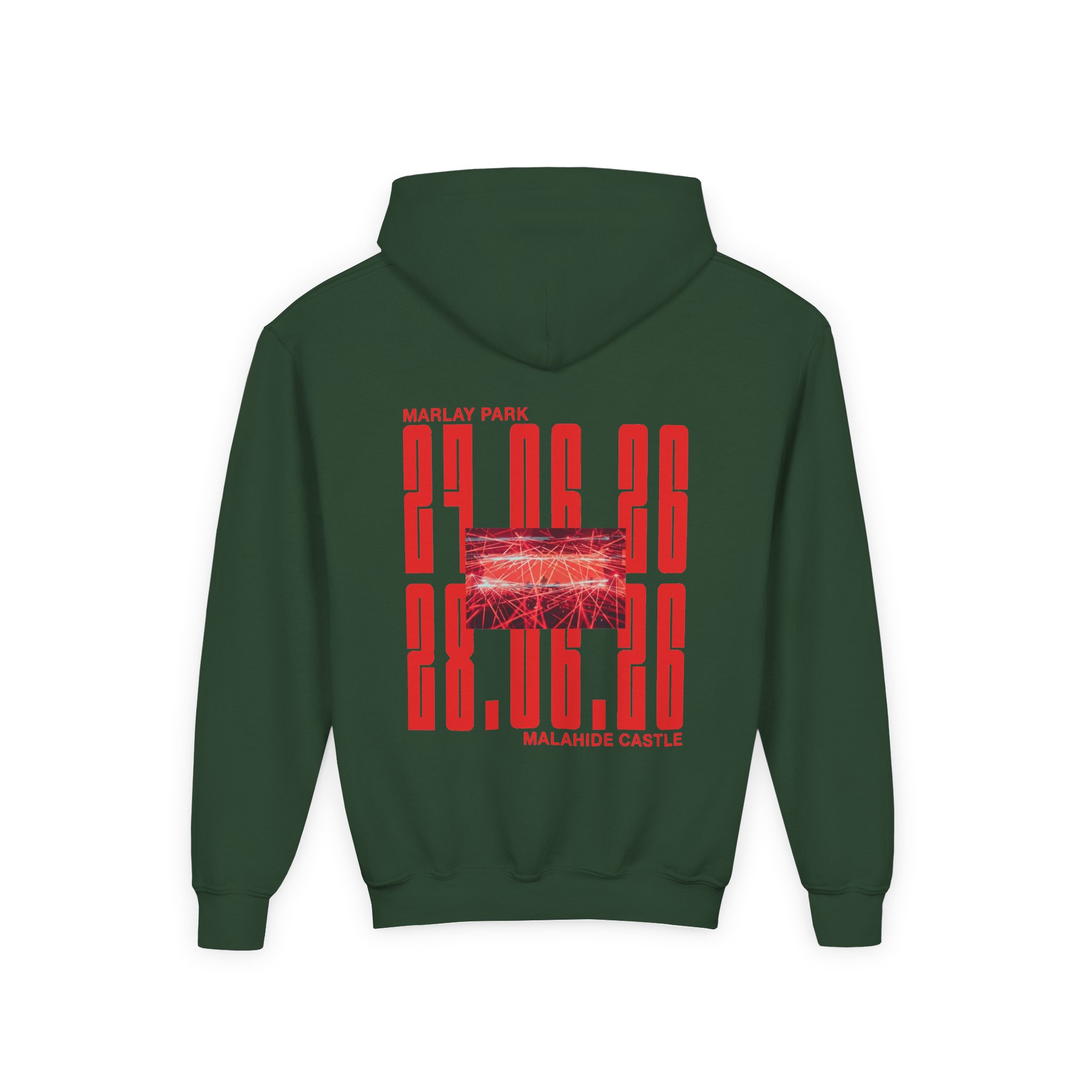 Youth Calvin Harris Malahide Castle Tour Heavy Blend Hooded Sweatshirt - Image 6