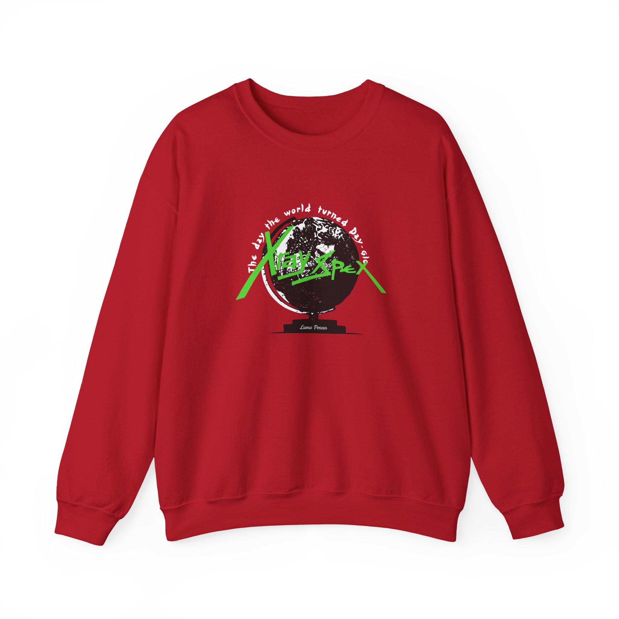 X-ray Spex Day-Glo Globe Unisex Heavy Blend™ Crewneck Sweatshirt - Image 21